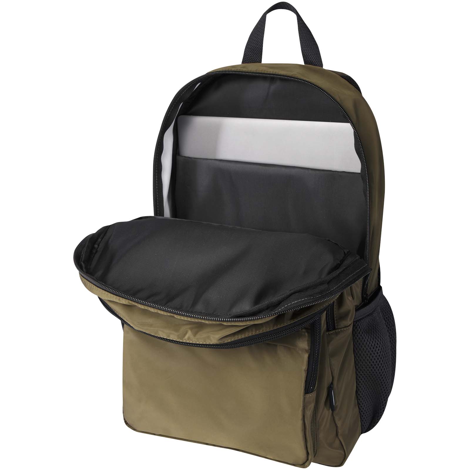 Trend Plus 15" Laptop-Rucksack aus recyceltem GRS-Material 20 L waldgrün