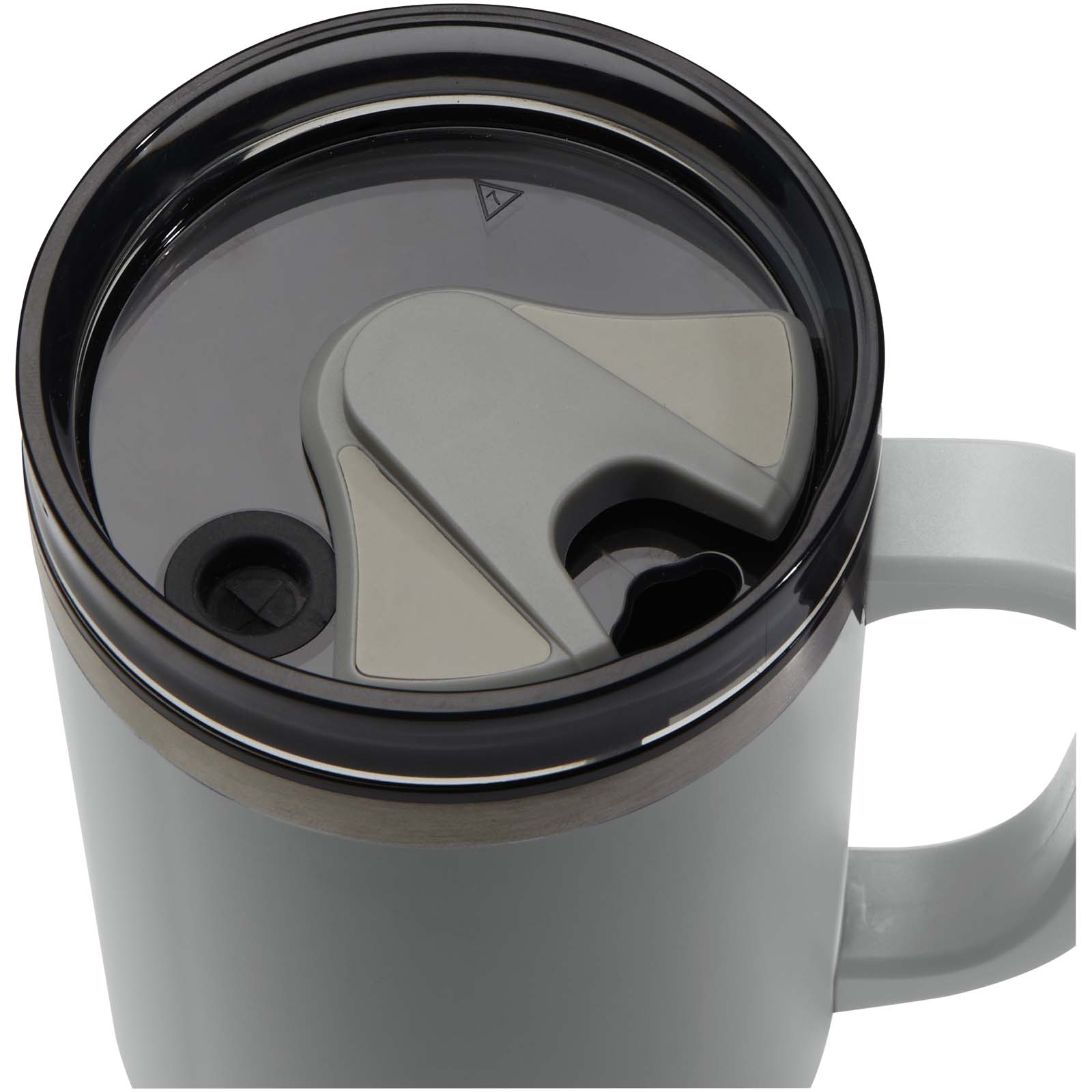 Melbourne 1200 ml RCS-zertifizierter Isolierbecher mit Strohhalm grau