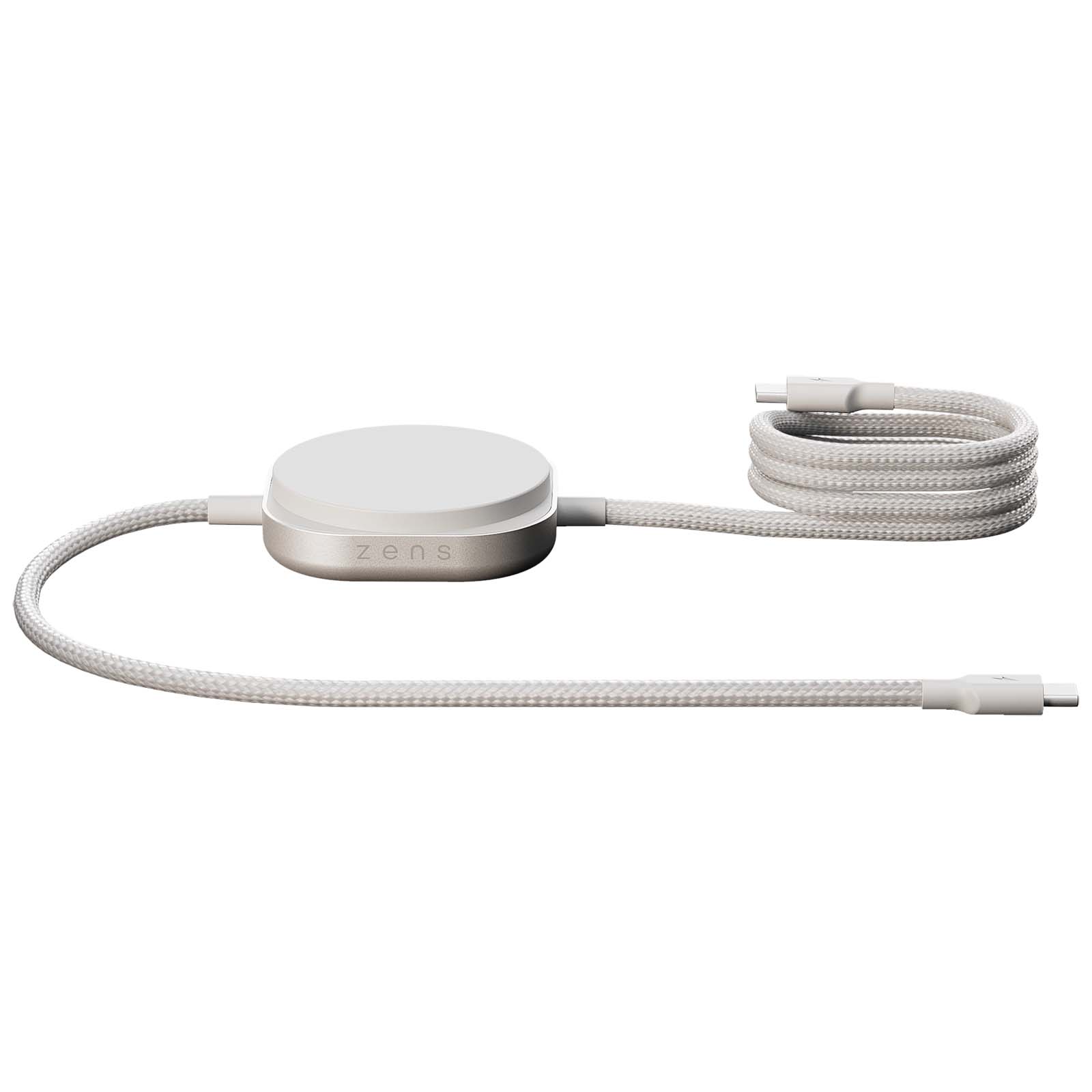 Zens Pro 2 140 W, USB-C, 2 in 1 Ladekabel weiss
