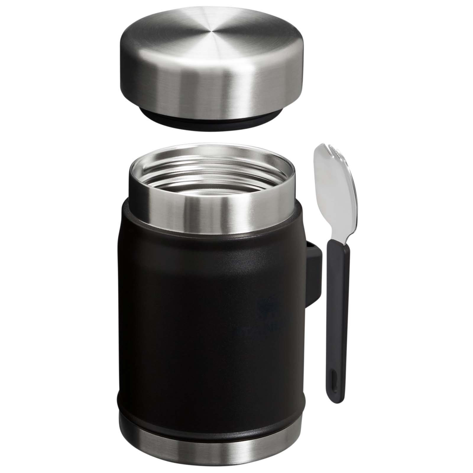Stanley 400ml Legendary Food Jar Lunchpot mit Göffel mattschwarz