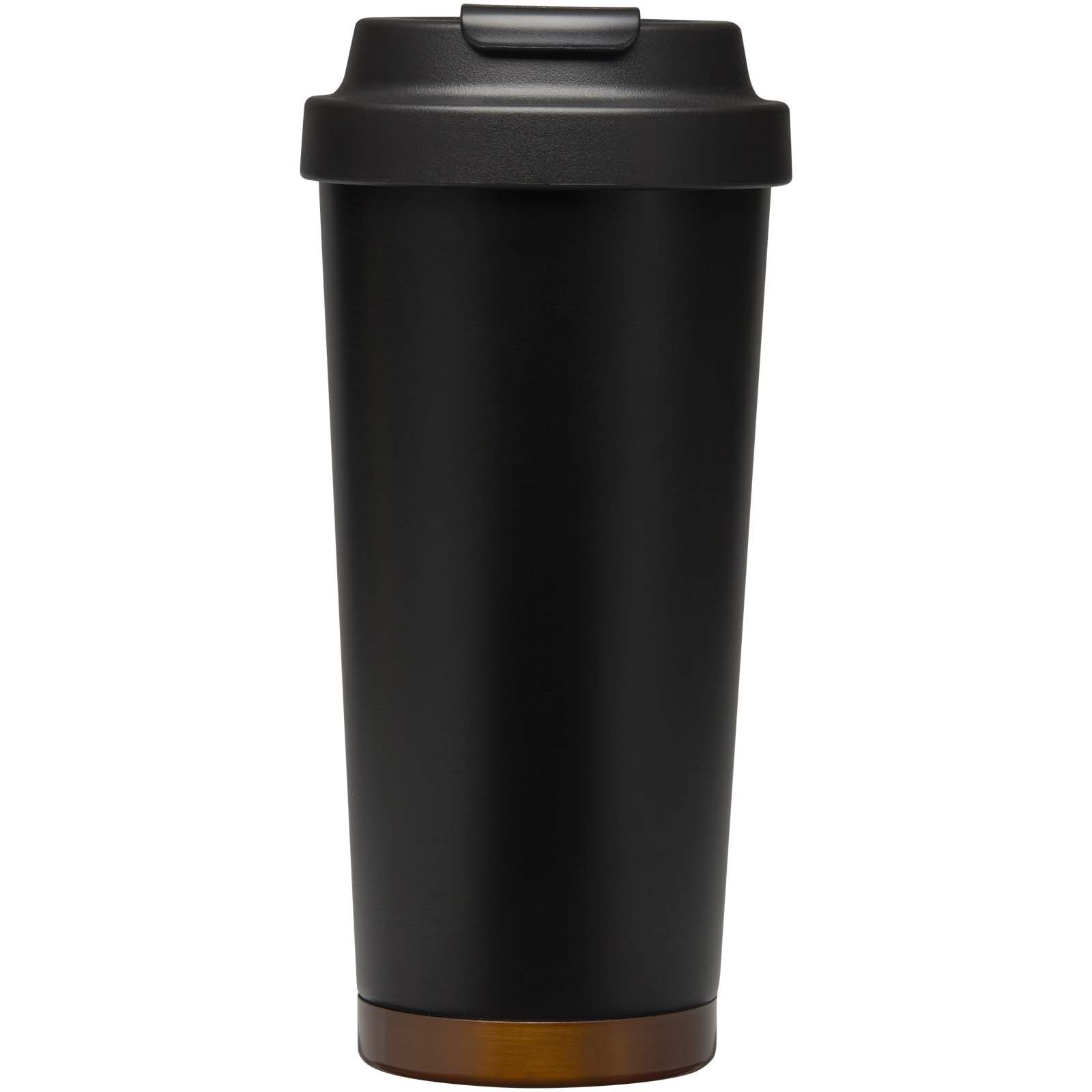 Hampton 480 ml RCS vakuumisolierter One-Touch Becher aus recyceltem Edelstahl schwarz