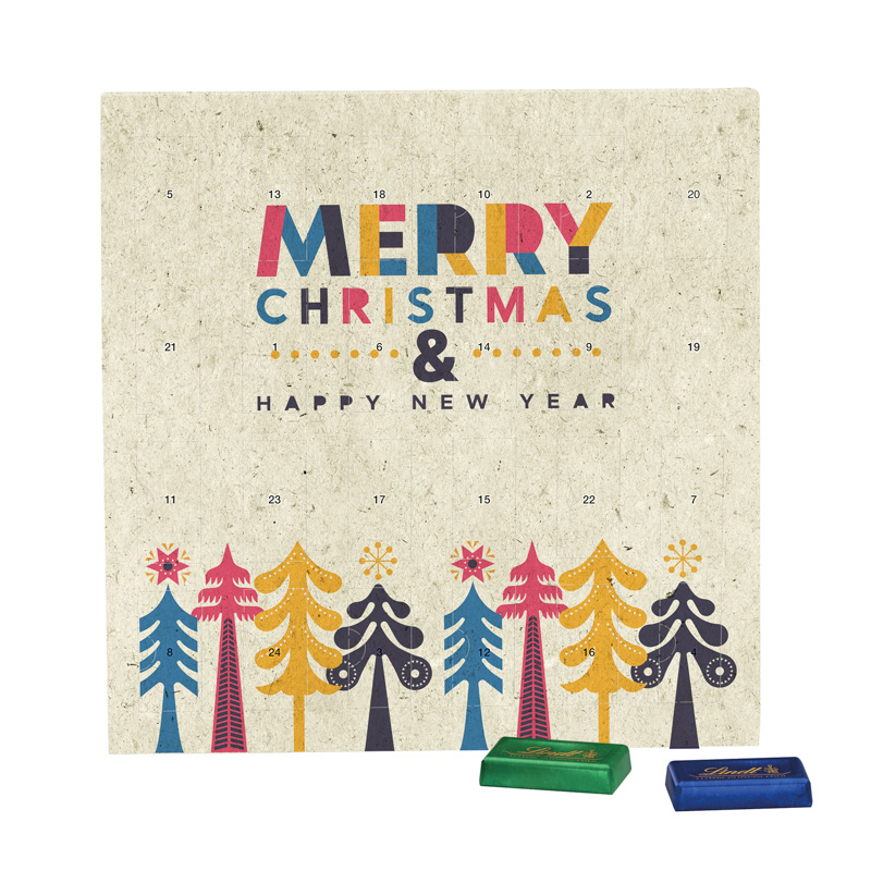 Täfelchen Adventskalender Graspapier, Sarotti Täfelchen