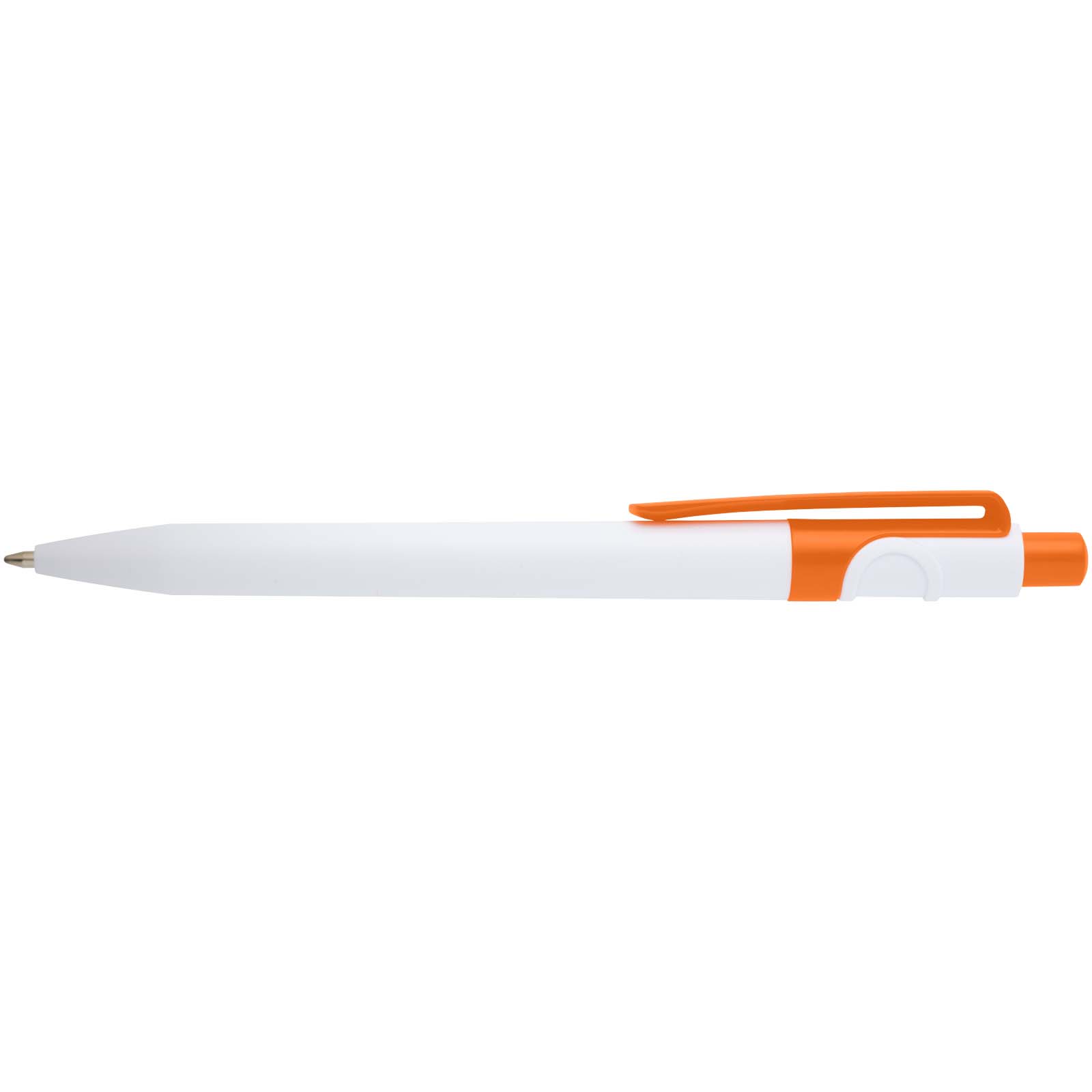 Unica Kugelschreiber aus recyceltem Kunststoff (blaue Mine) orange