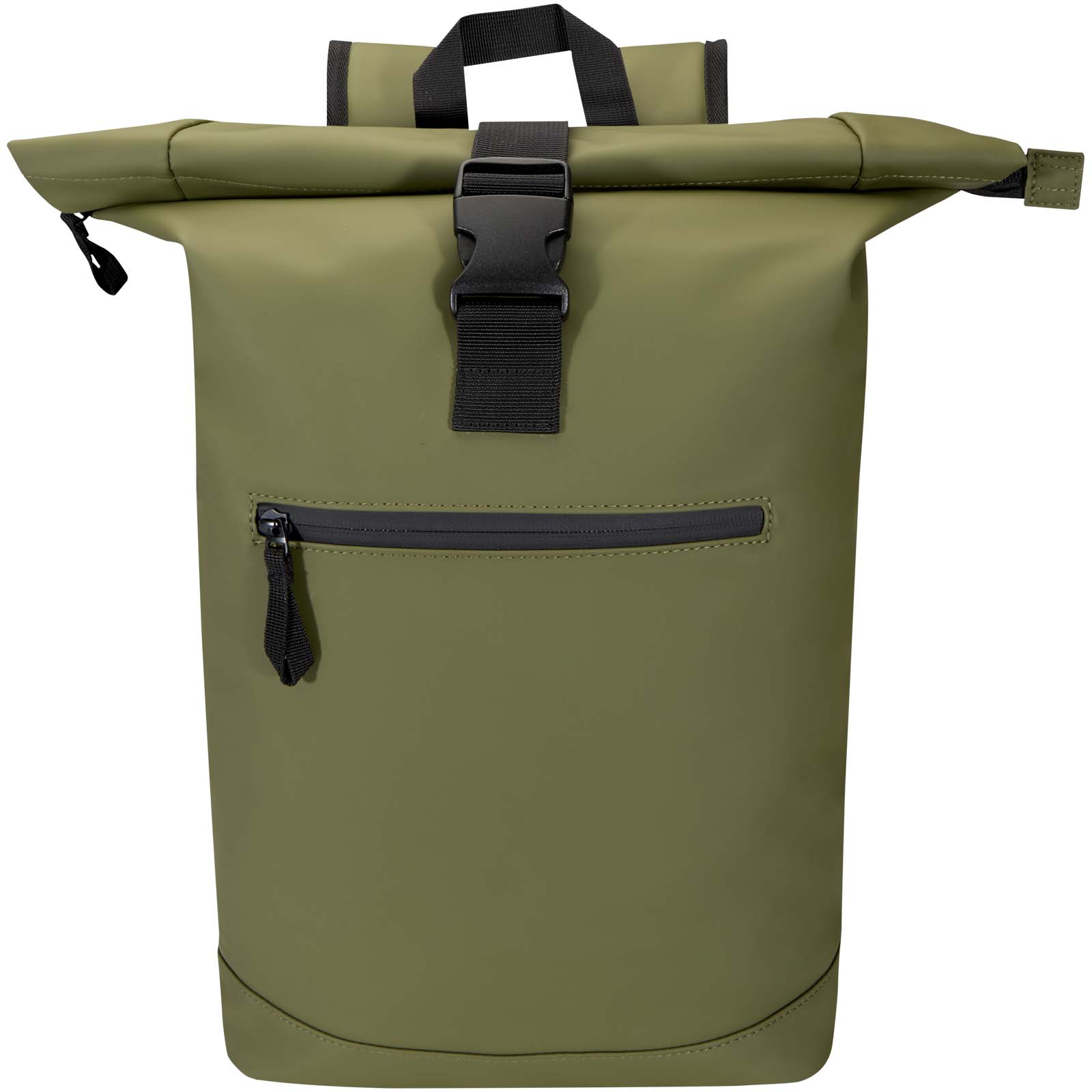 Resi Plus 15" GRS-recycelter Rolltop Rucksack 18 L waldgrün
