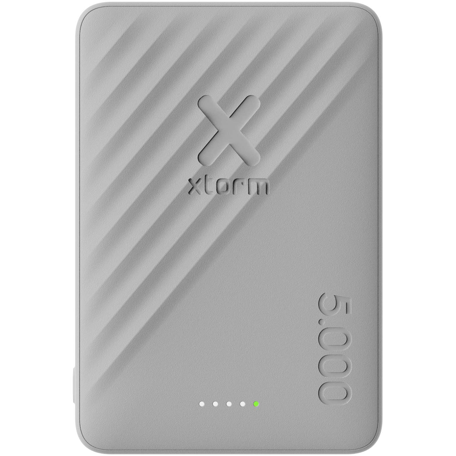 Xtorm Go2 15 W, 5000 mAh kabellose Powerbank weiss