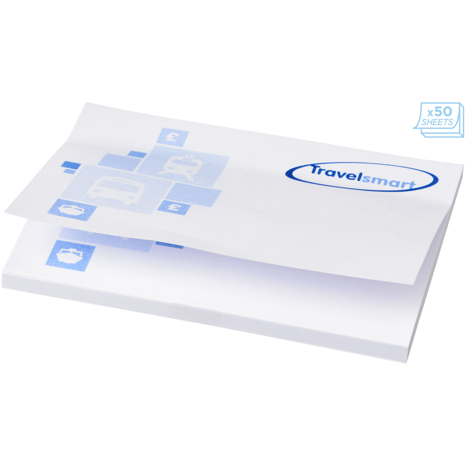 Sticky-Mate® Haftnotizen 100 x 75 mm weiss