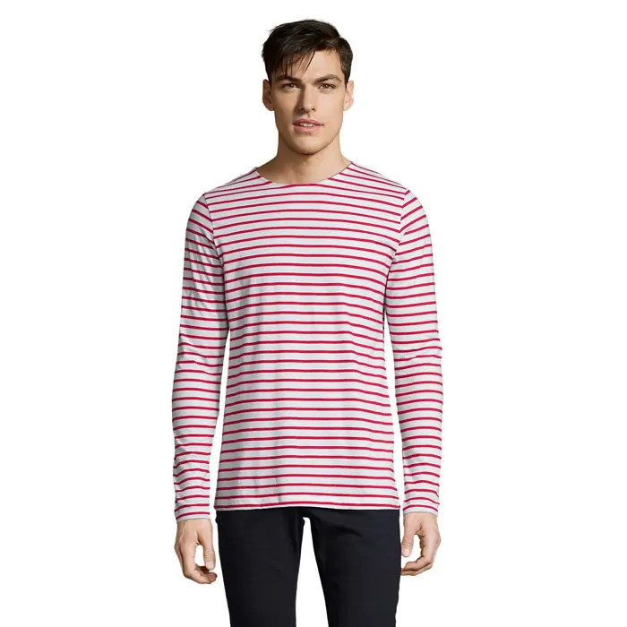 MARINE MEN STRIPED T-SHIRT