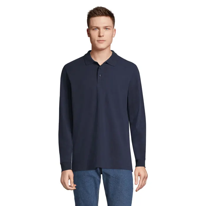 Unisex-Langarm-Poloshirt 200 Prime