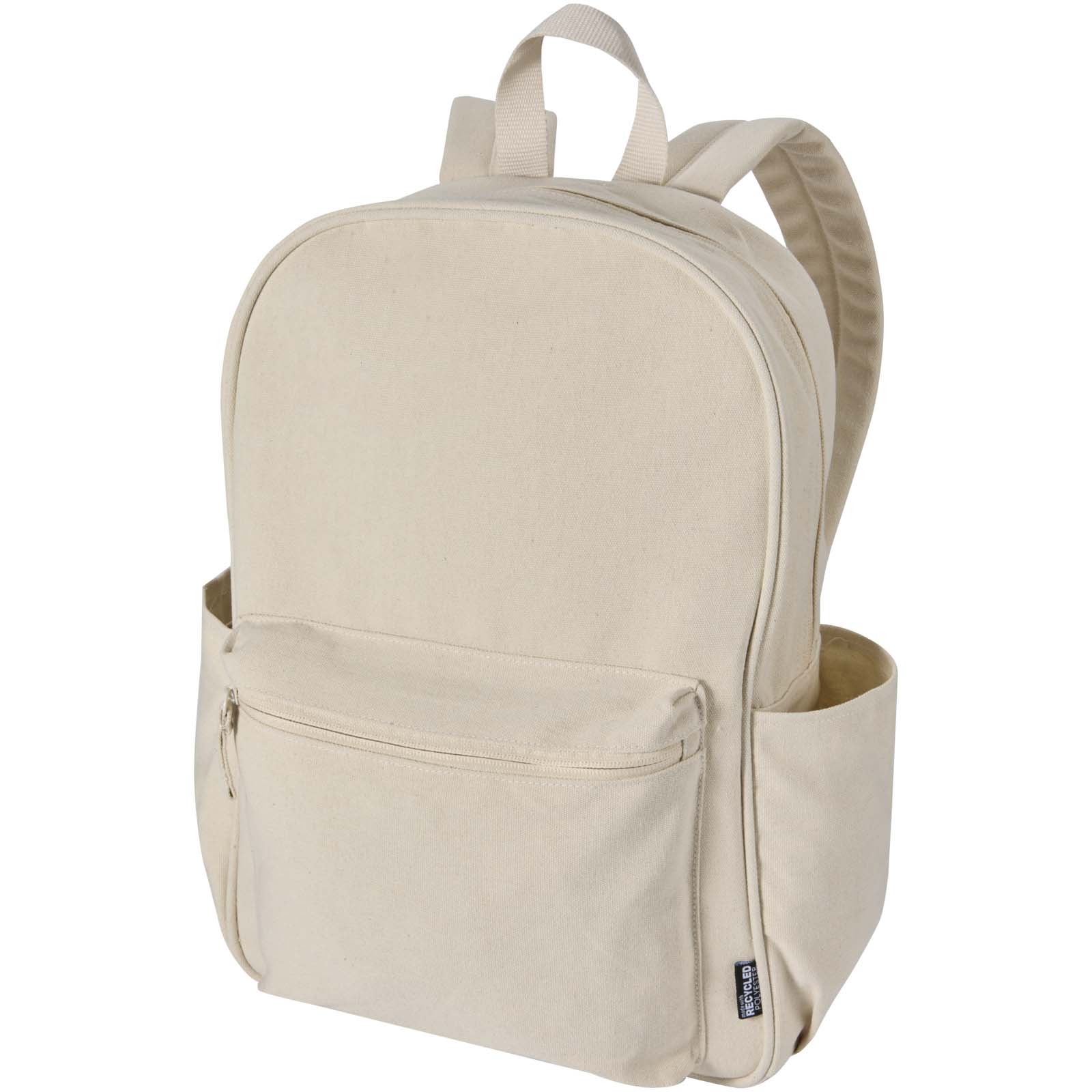 Recanvas 15,6” GRS recycelter City-Rucksack 16L sandstone