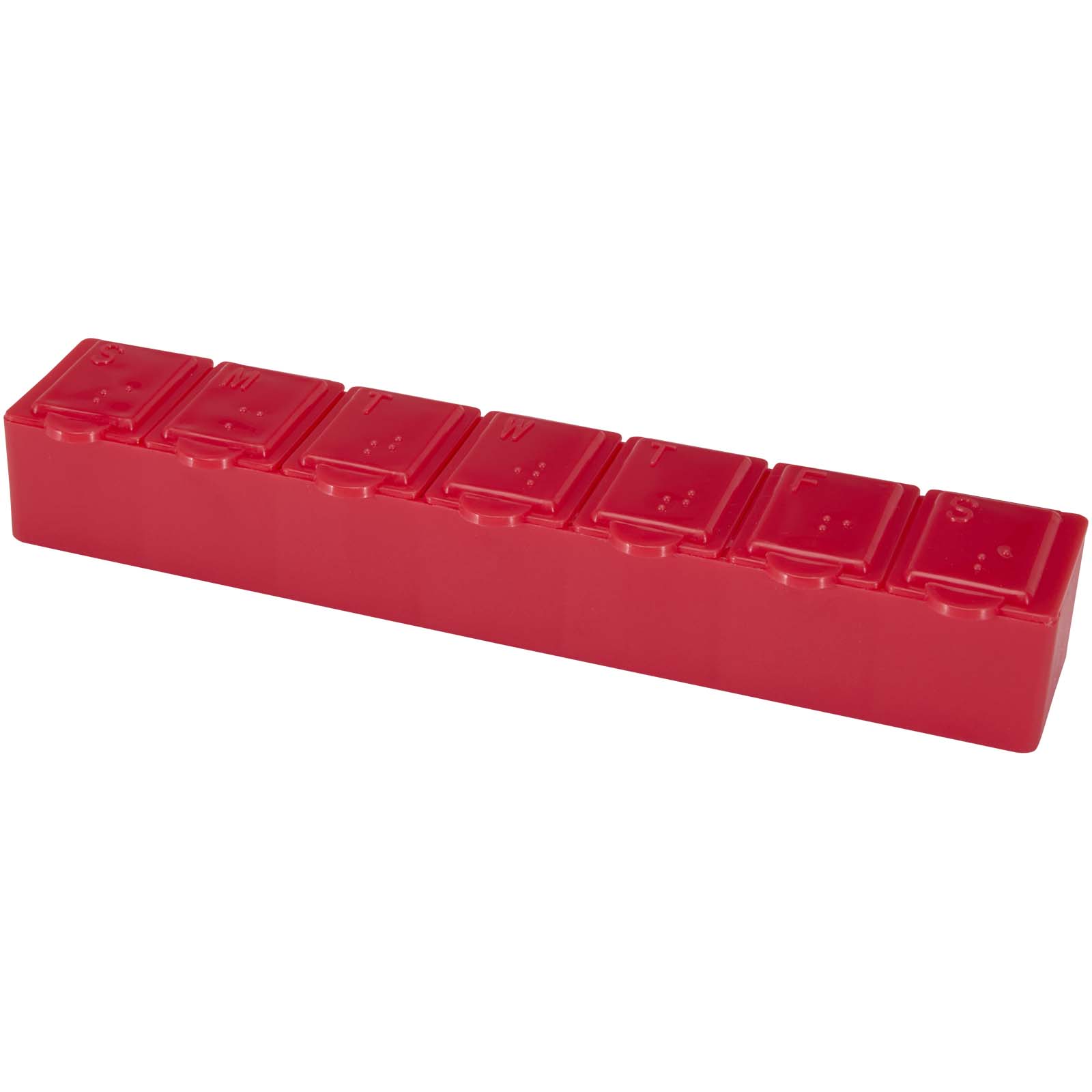 Dose 7 Tage Tabletten Box rot
