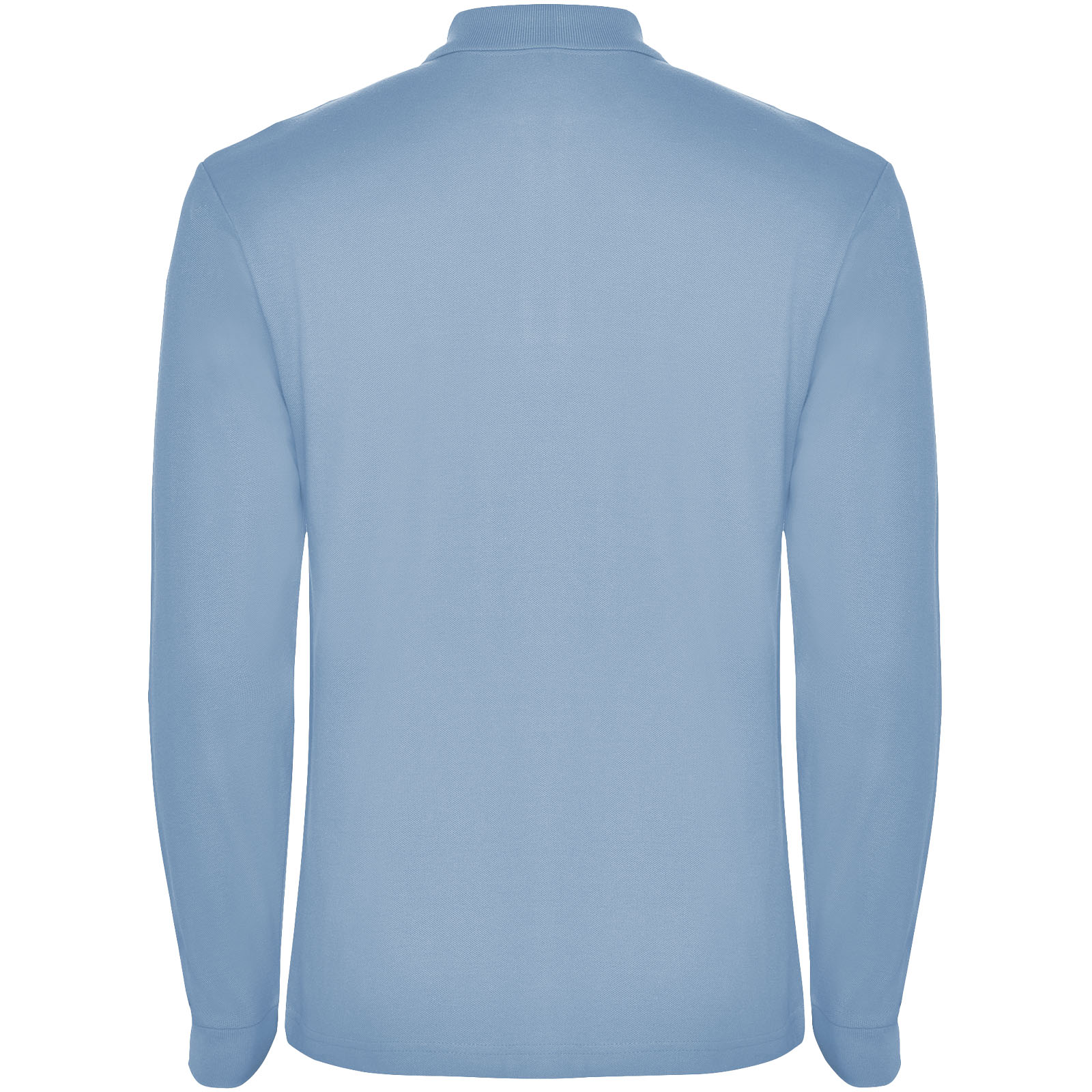 Estrella 220 g/m² Langarm Poloshirt für Herren himmelblau
