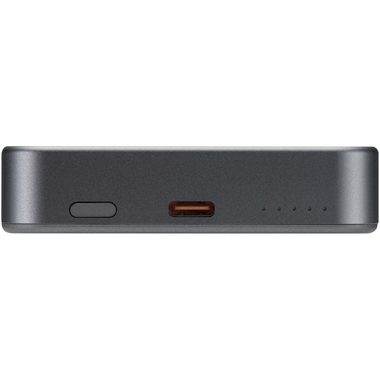 Avis 10.000 mAh RCS Powerbank aus recyceltem Aluminium mit Magnetfunktion gun metal