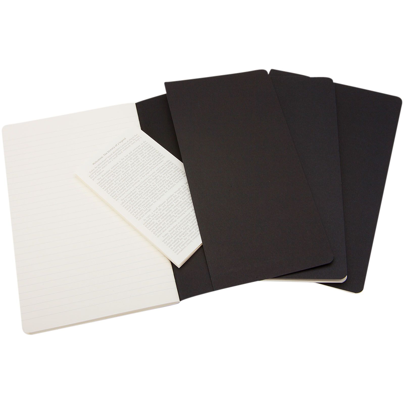 Moleskine Cahier Journal Taschenformat – liniert schwarz