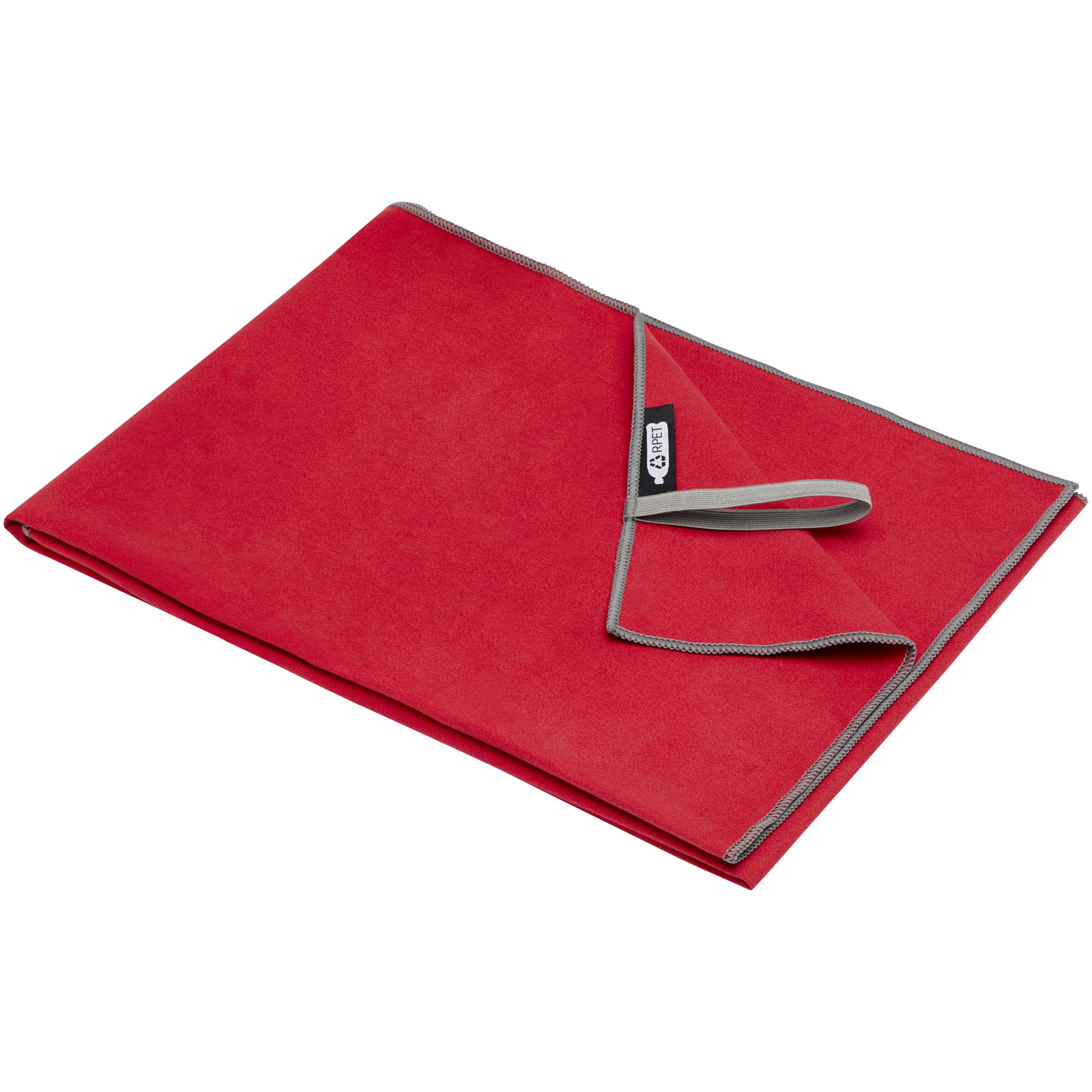Pieter ultraleichtes und schnell trocknendes GRS Handtuch 50 × 100 cm rot