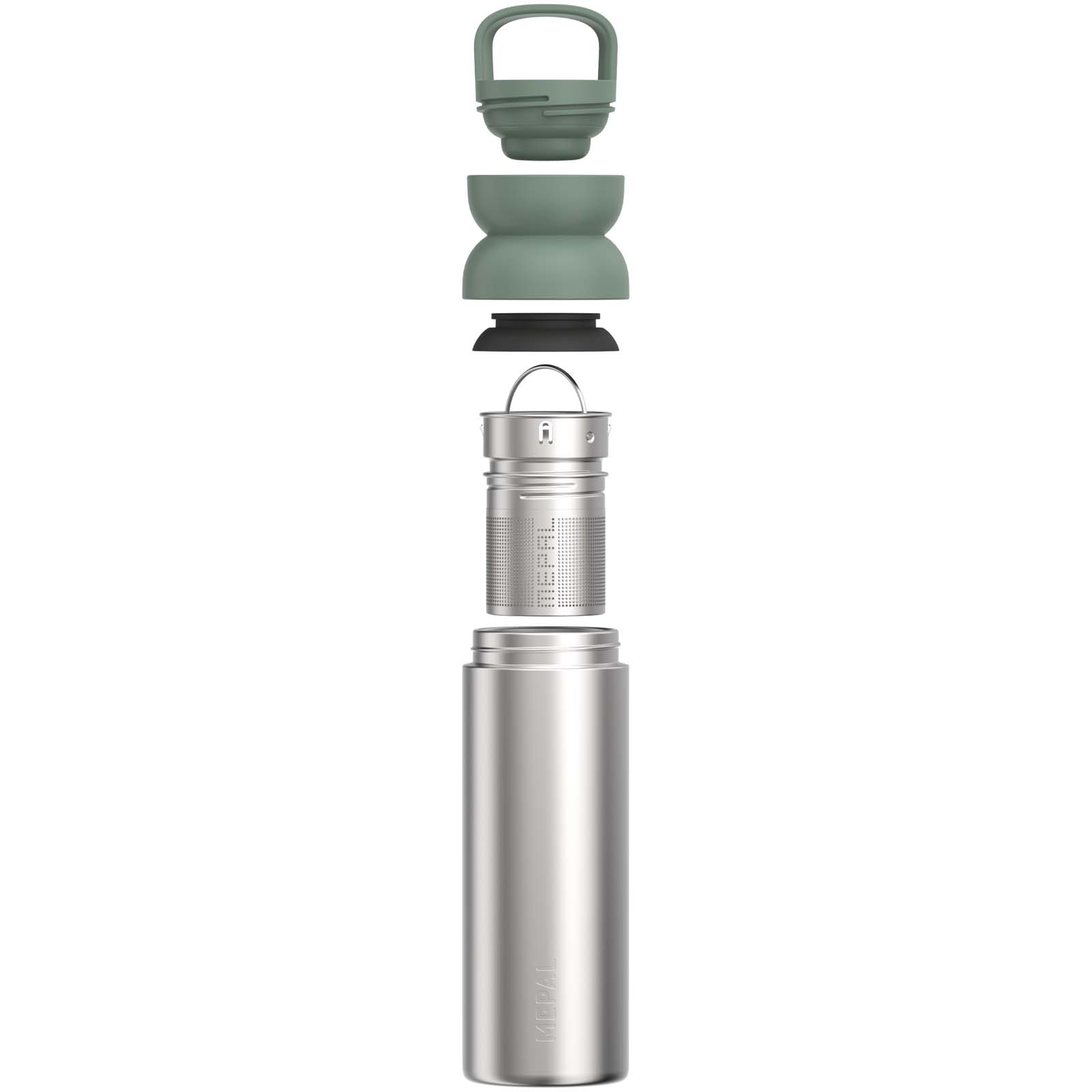 Mepal Ellipse 500 ml Thermobecher mit Teesieb salbei