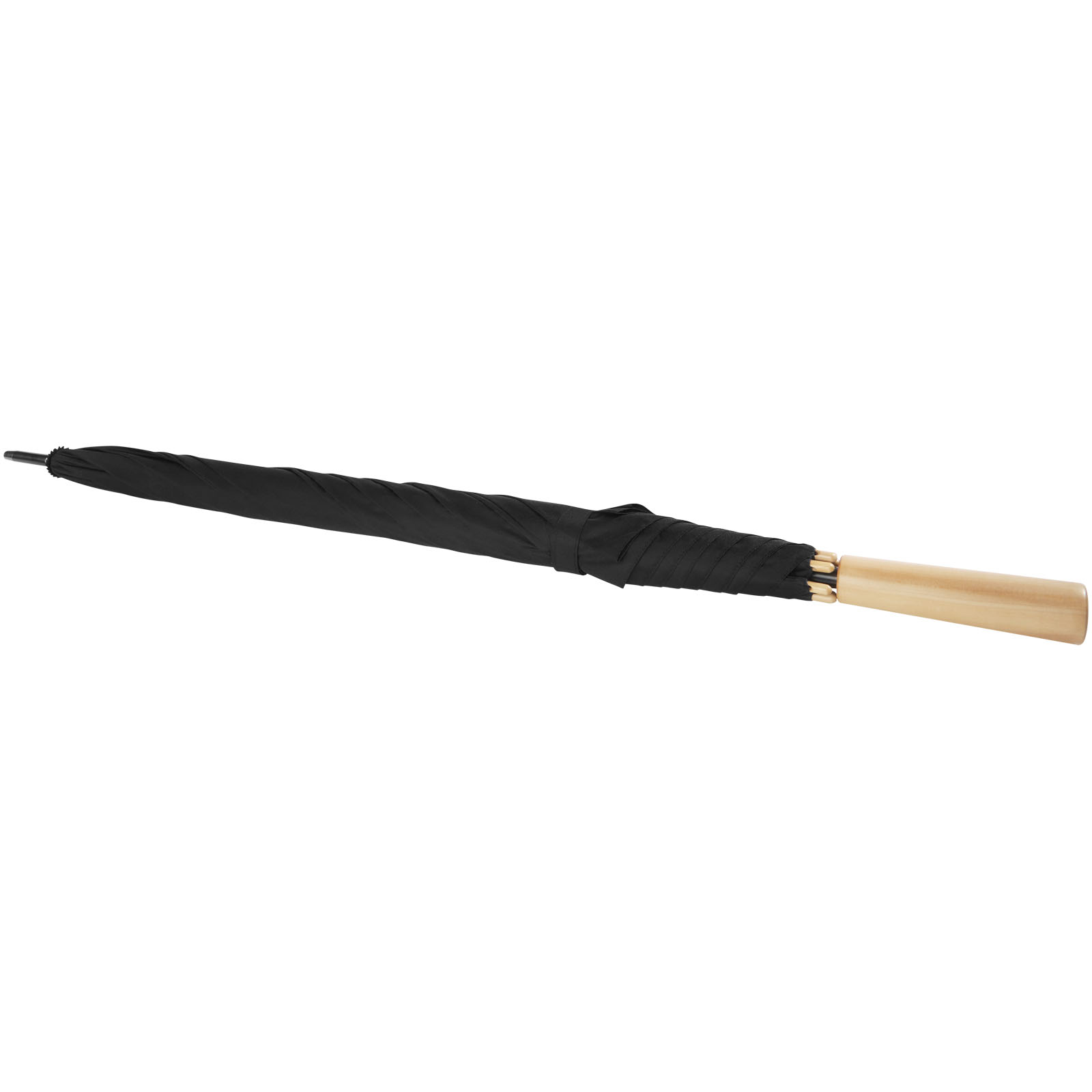 Romee 30'' windbeständiger Golfschirm aus recyceltem PET schwarz