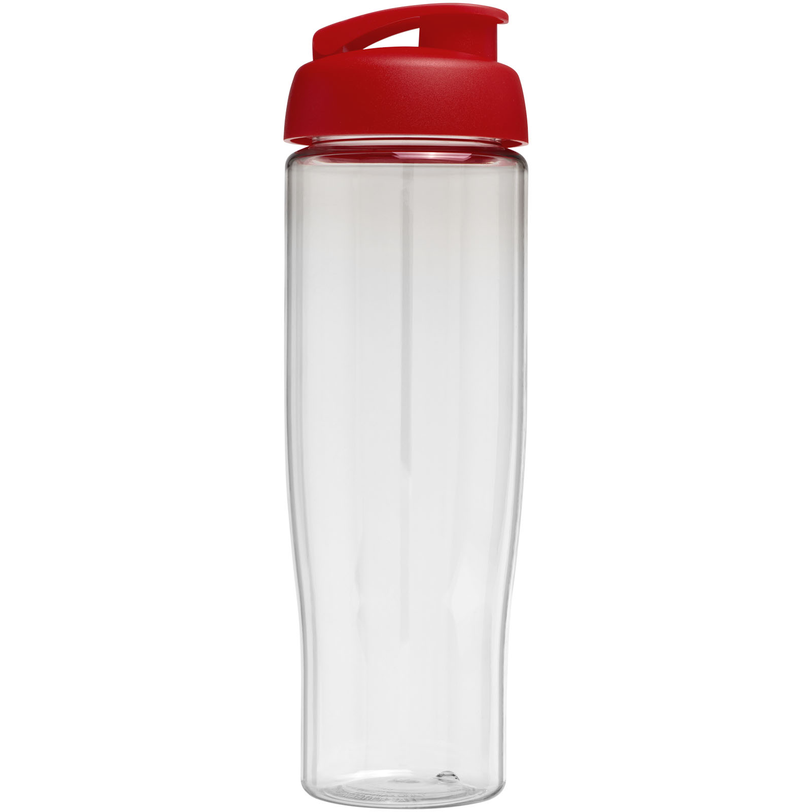 H2O Active® Tempo 700 ml Sportflasche mit Klappdeckel transparent, rot