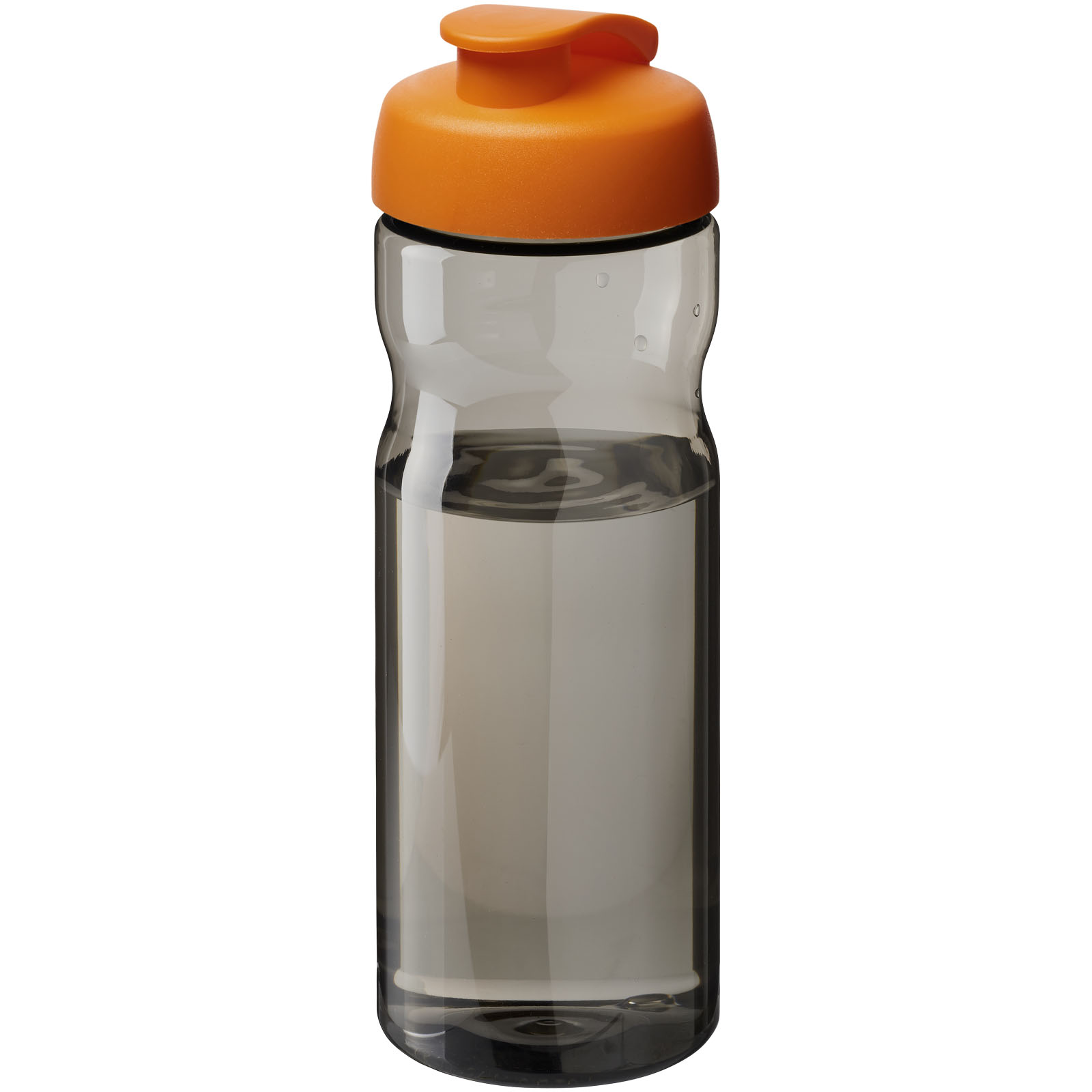 H2O Active® Base Tritan™ 650 ml Sportflasche mit Klappdeckel kohle, orange