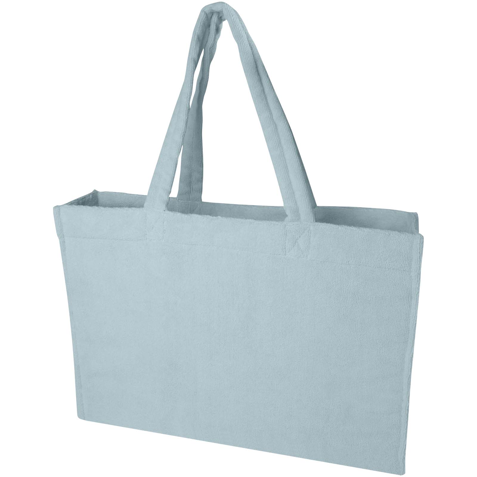 Siam GRS-recycelte Strandtragetasche aus Frottee 13 L wolkenblau