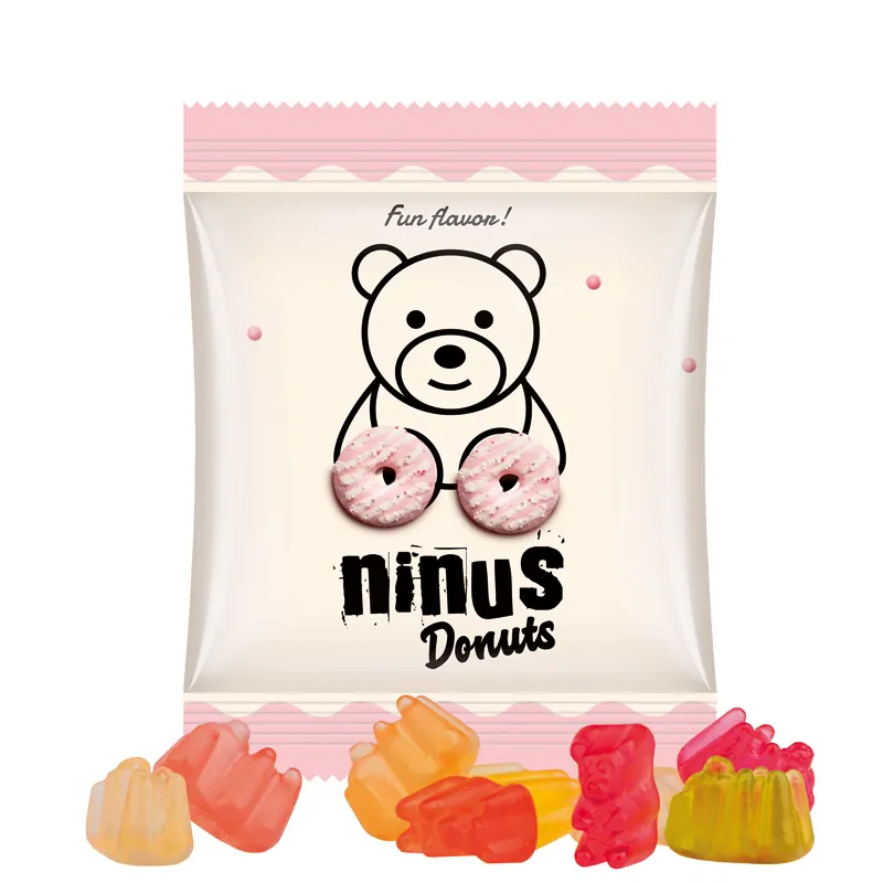 Minitüte, 7 g, weiße Folie, Basic Bärchen mini