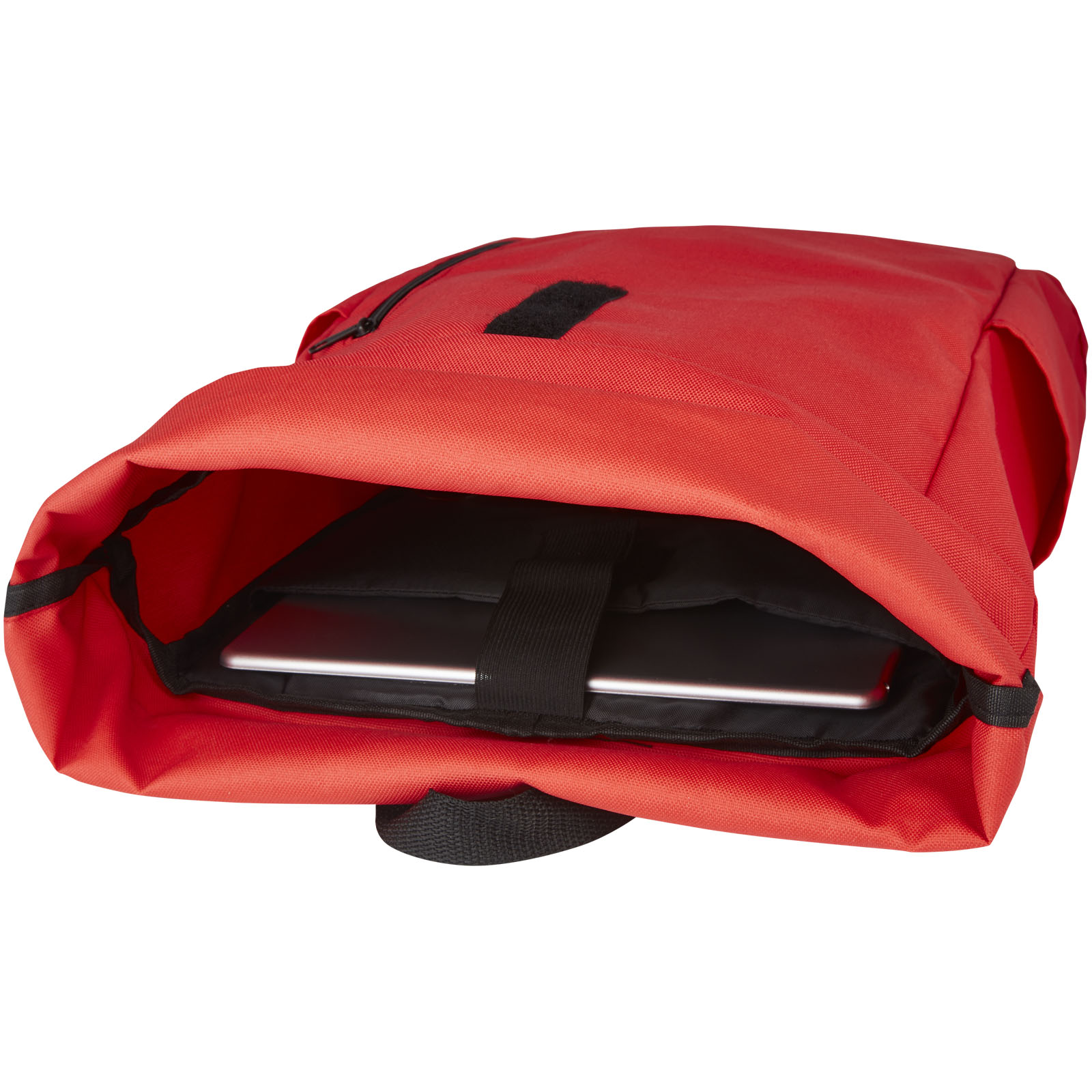 Byron 15,6" GRS RPET Roll-Top Rucksack 18 L rot