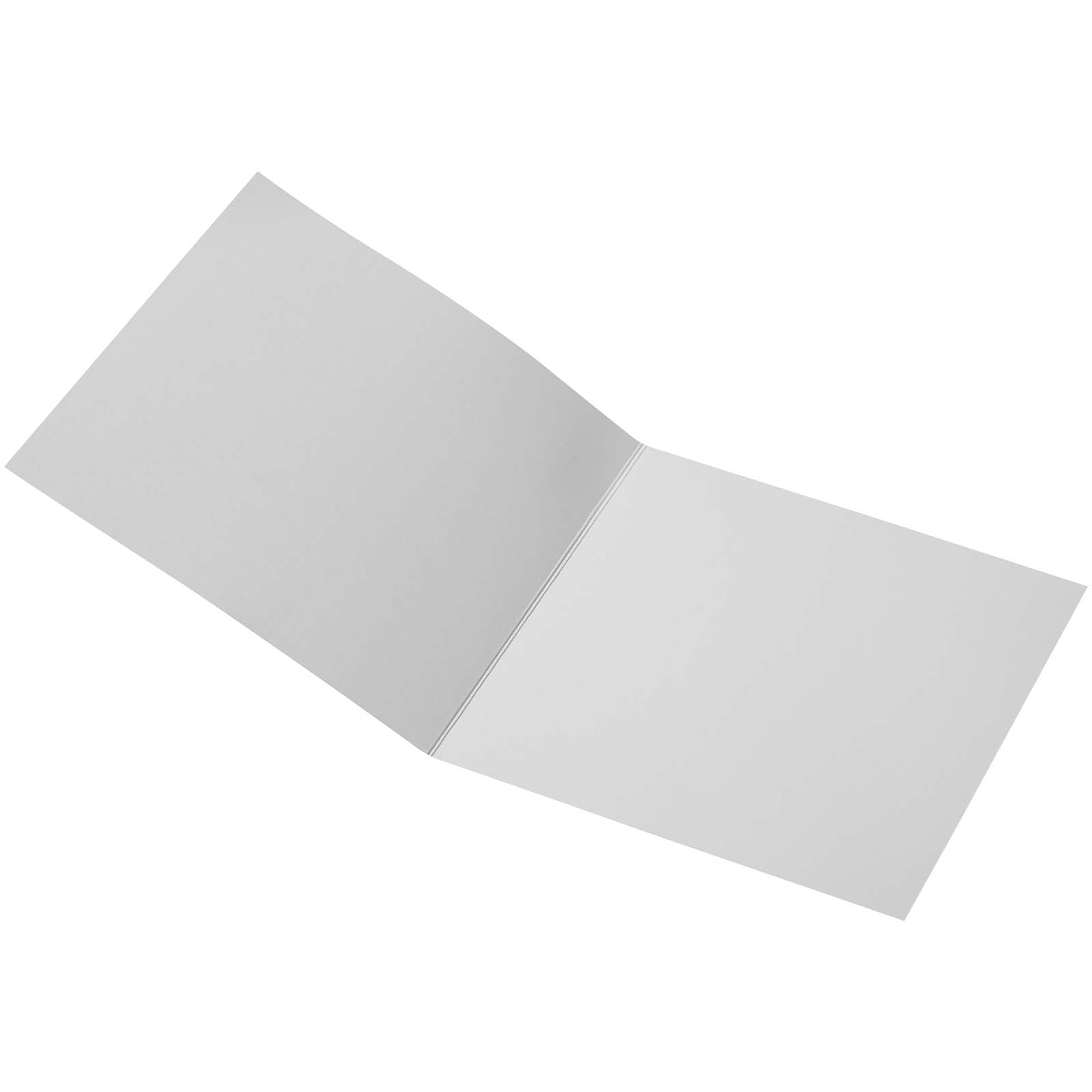 Herald quadratische Grußkarte weiss