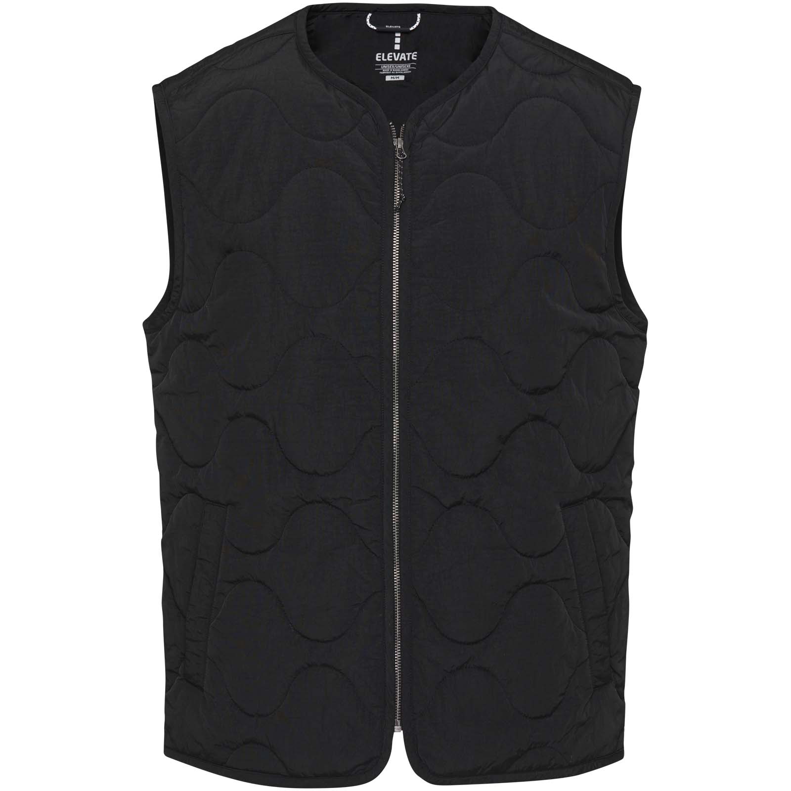 Quarz GRS-recycelte Thermoweste Unisex schwarz