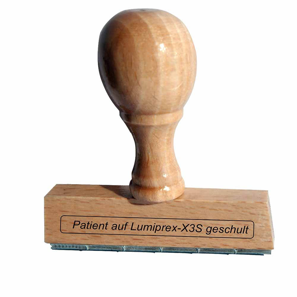 Holzstempel - mit individuellem Stempel