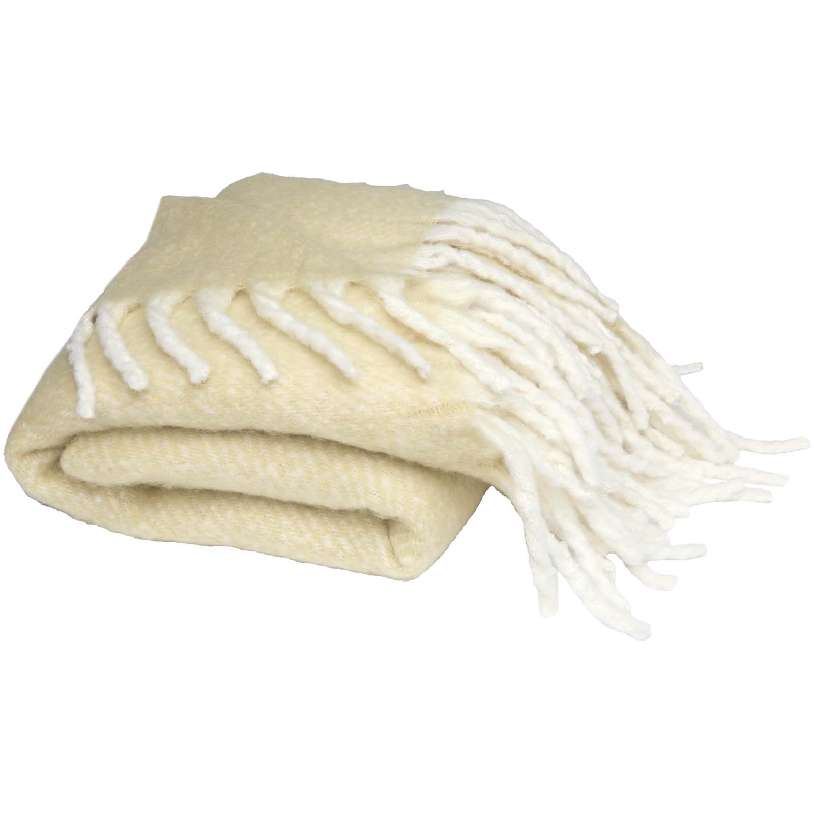 Dolly GRS-recycelte Decke beige