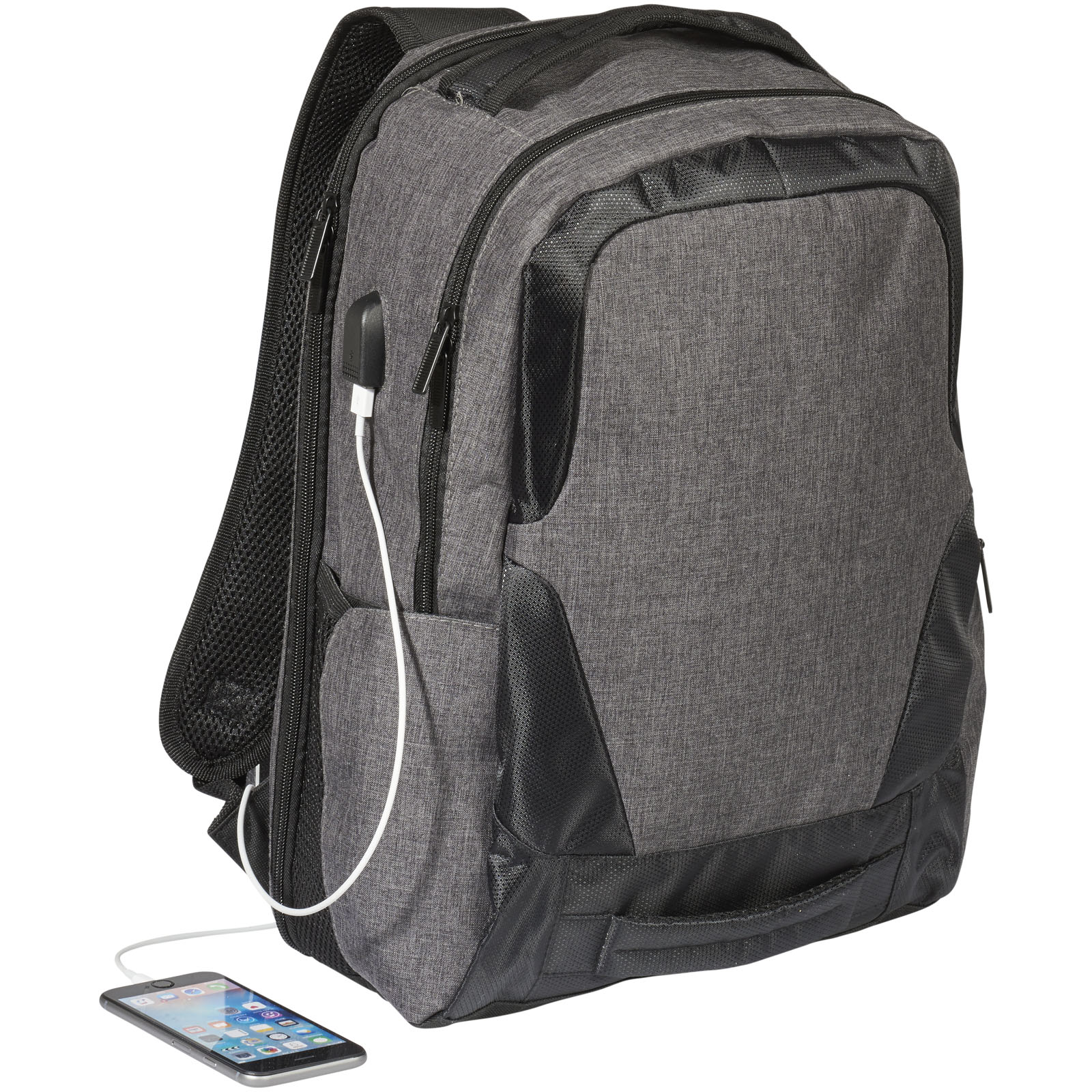 Overland 17" TSA Laptop-Rucksack 18L kohle