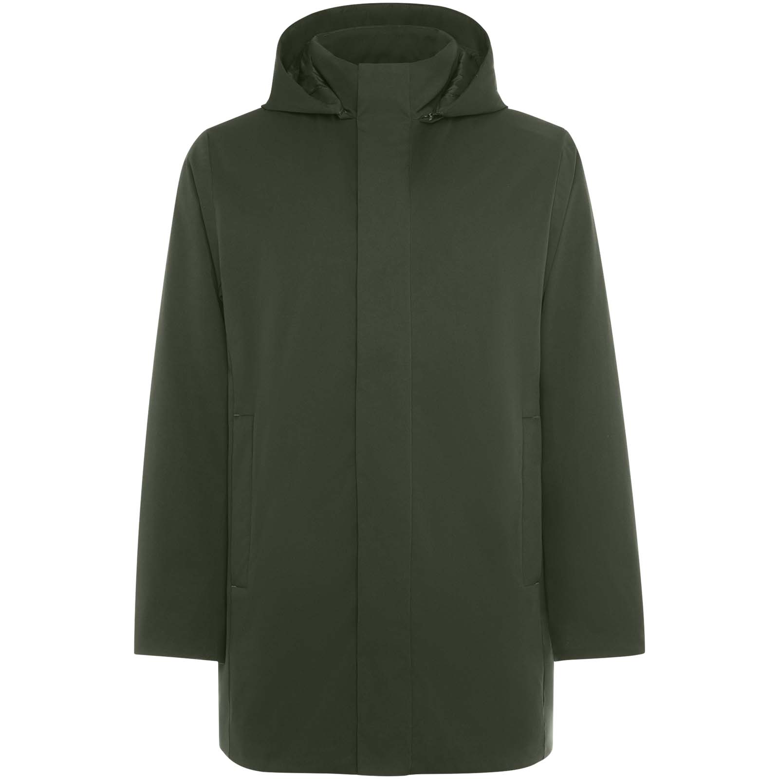 Dome wattierte Parka-Jacke Unisex Rauchgrün