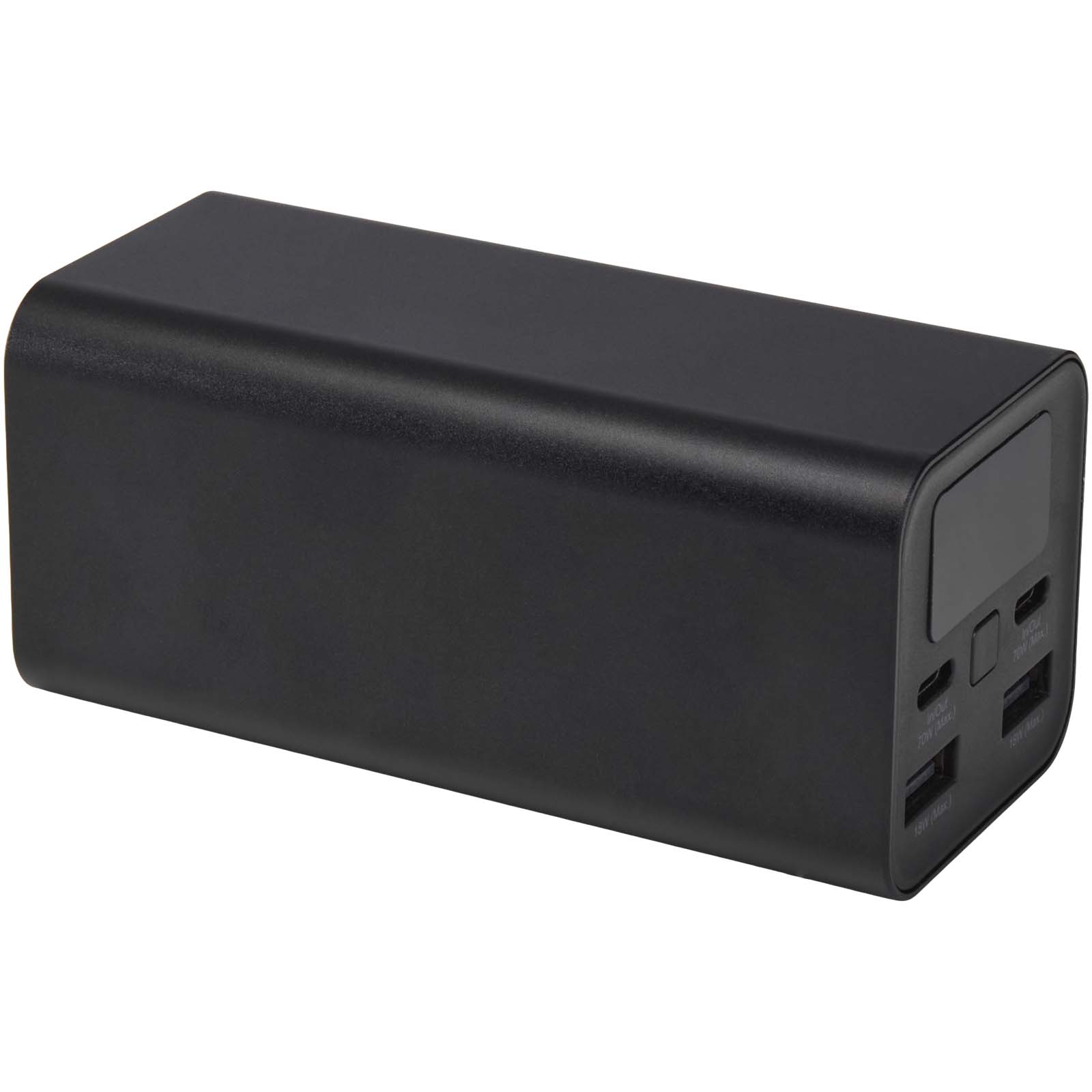 Acamar 70 W 20.000 mAh Laptop Powerbank aus recyceltem Aluminium schwarz