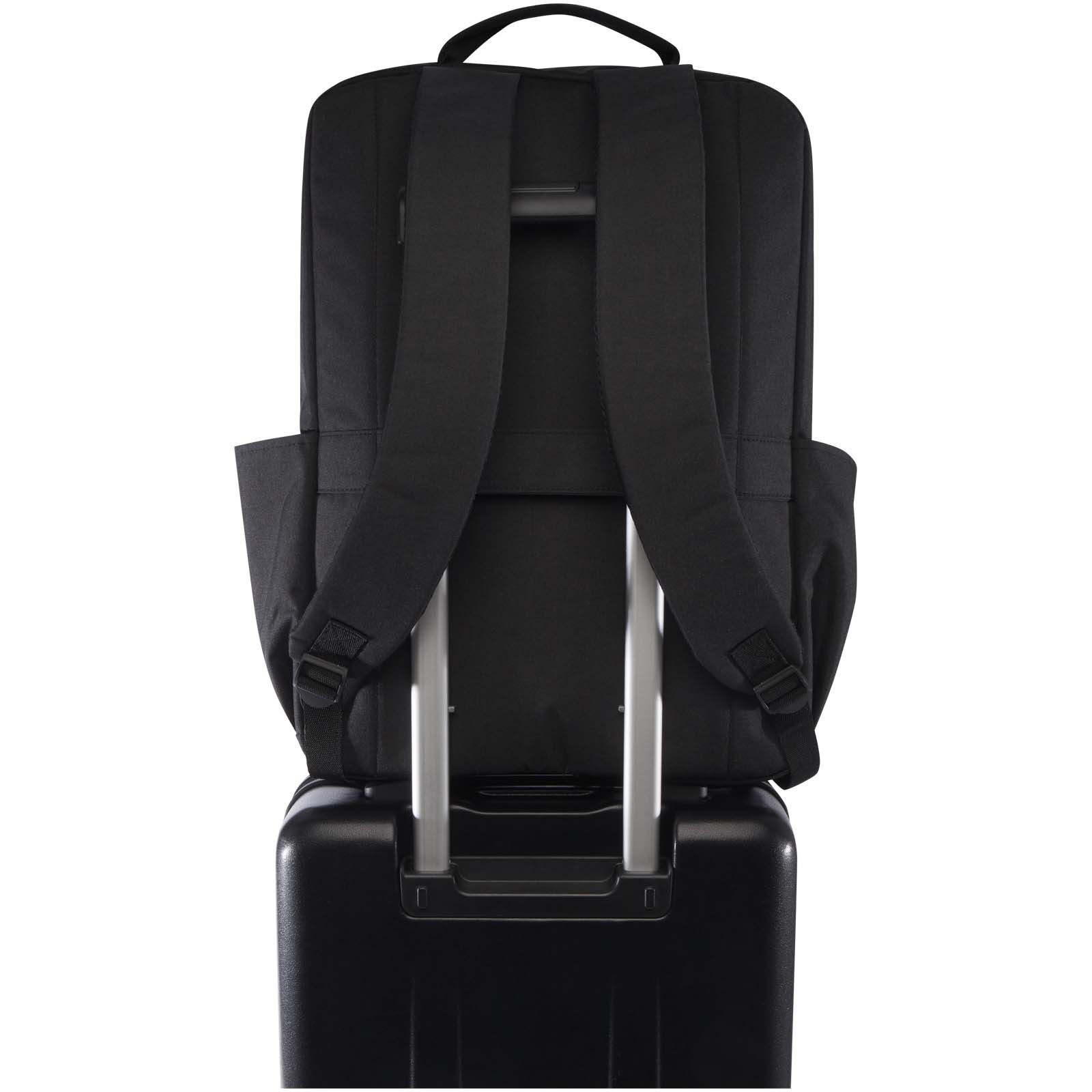 Libra 15" Laptop-Rucksack aus recyceltem GRS-Material 15 L heather charcoal