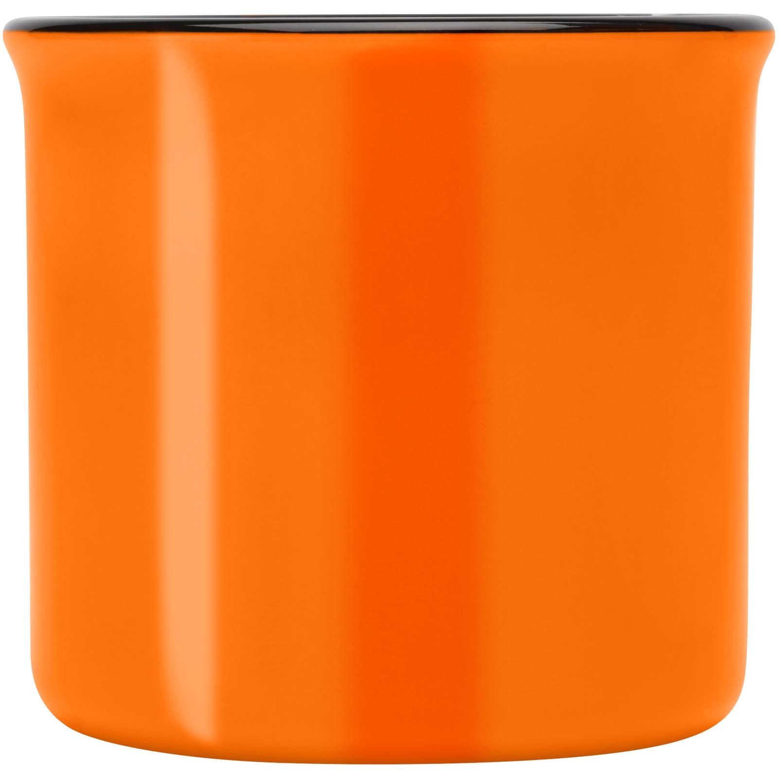 Bari Keramiktasse 240 ml mit glänzender Oberfläche orange