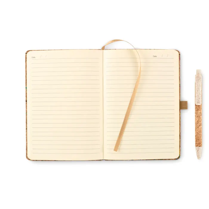 DIN A5 Notizbuch Kork