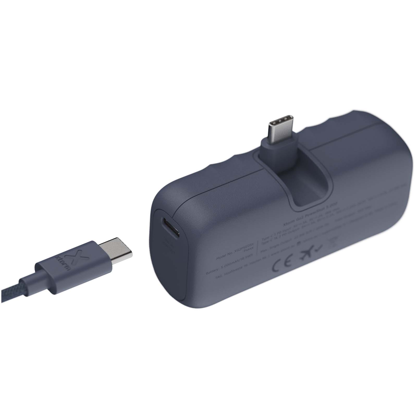 Xtorm Go2 20 W, 5000 mAh Powerbank mittelblau