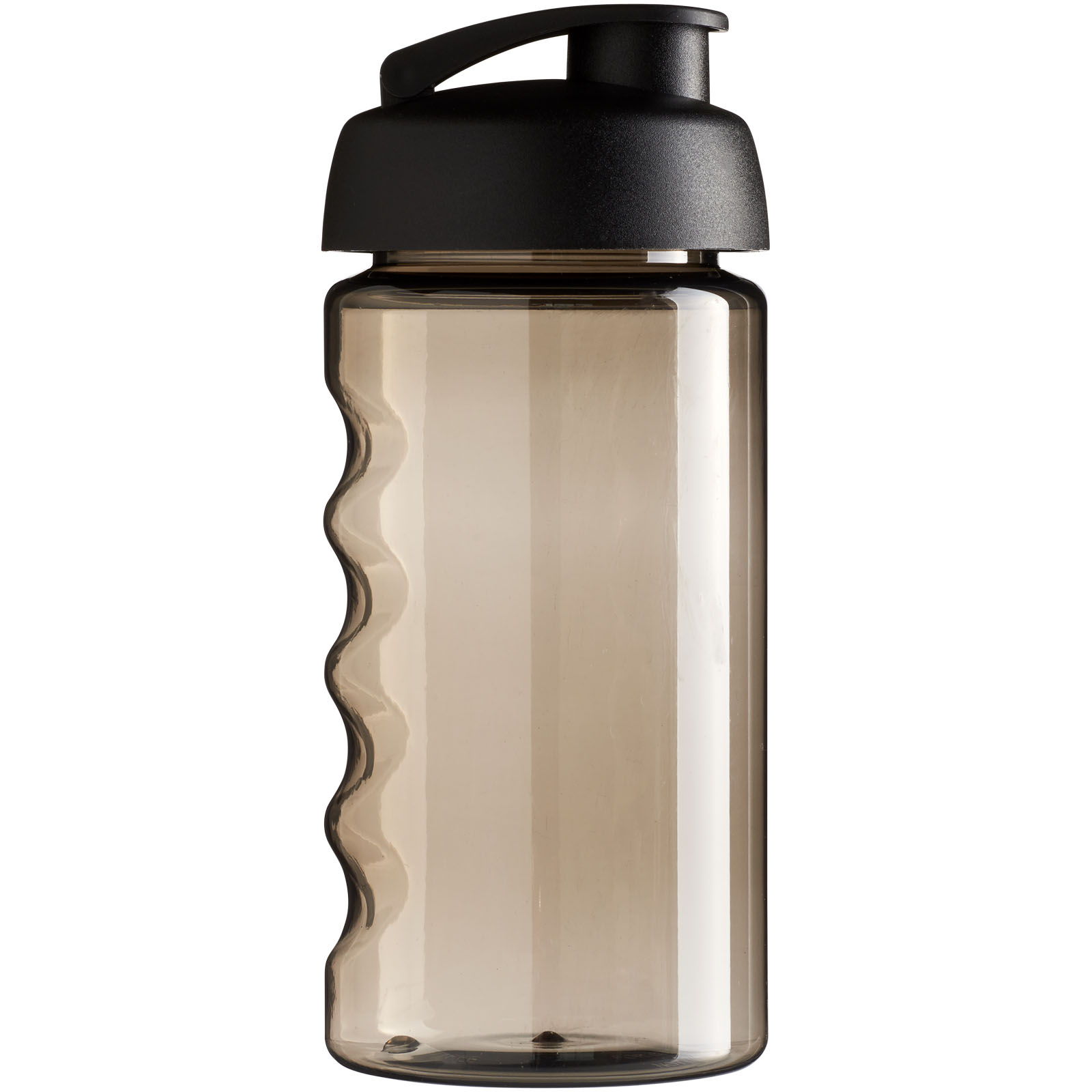 H2O Active® Bop 500 ml Sportflasche mit Klappdeckel charcoal, schwarz