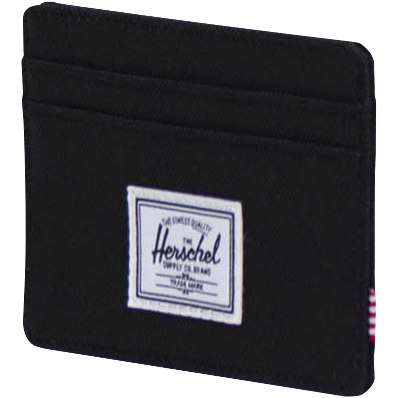 Herschel Charlie Kartenhalter aus recyceltem RFID schwarz