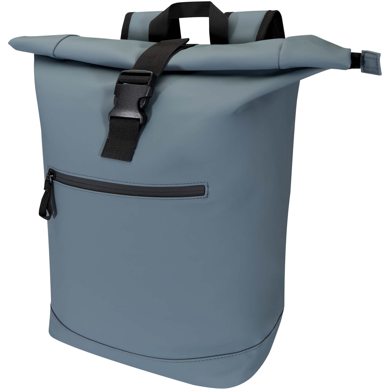 Resi Plus 15" GRS-recycelter Rolltop Rucksack 18 L hale blau