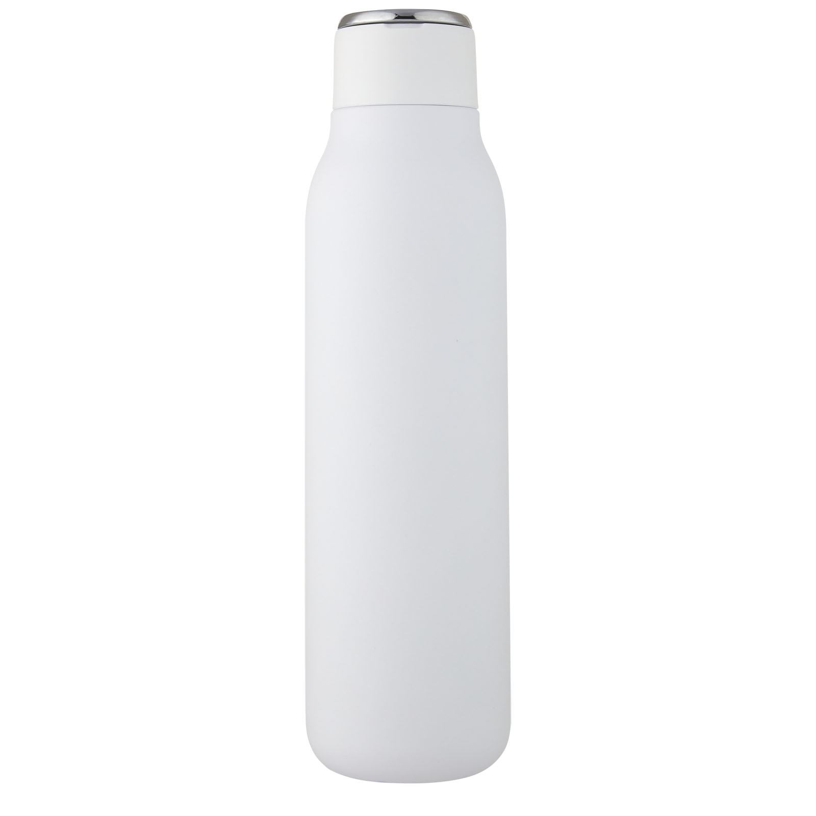 Marka 600 ml Kupfer-Vakuum Isolierflasche mit Metallschlaufe weiss