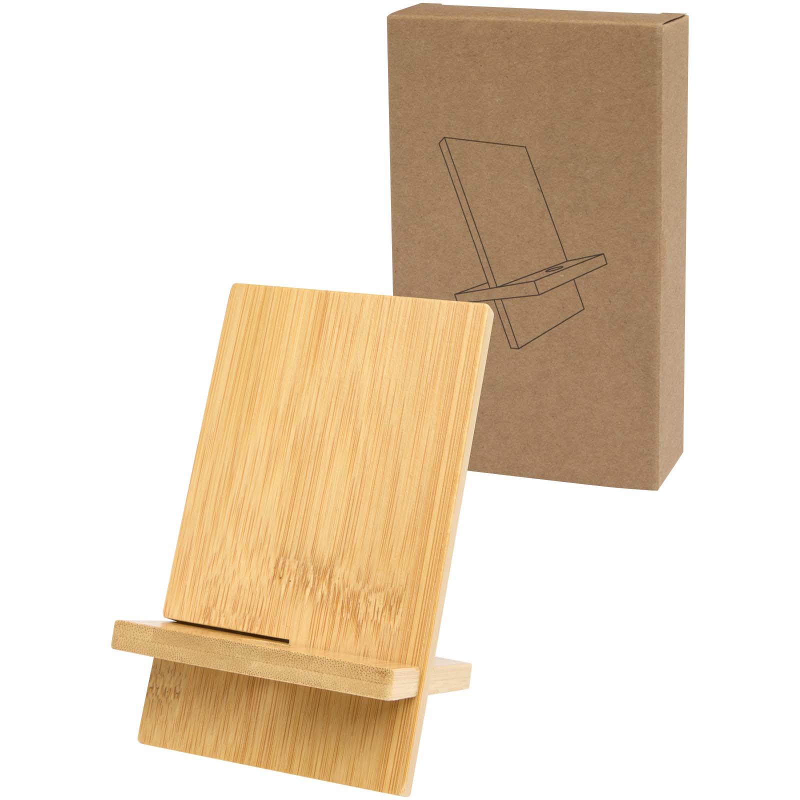 Ceibo Abnehmbare Smartphonehalterung aus Bambus holz