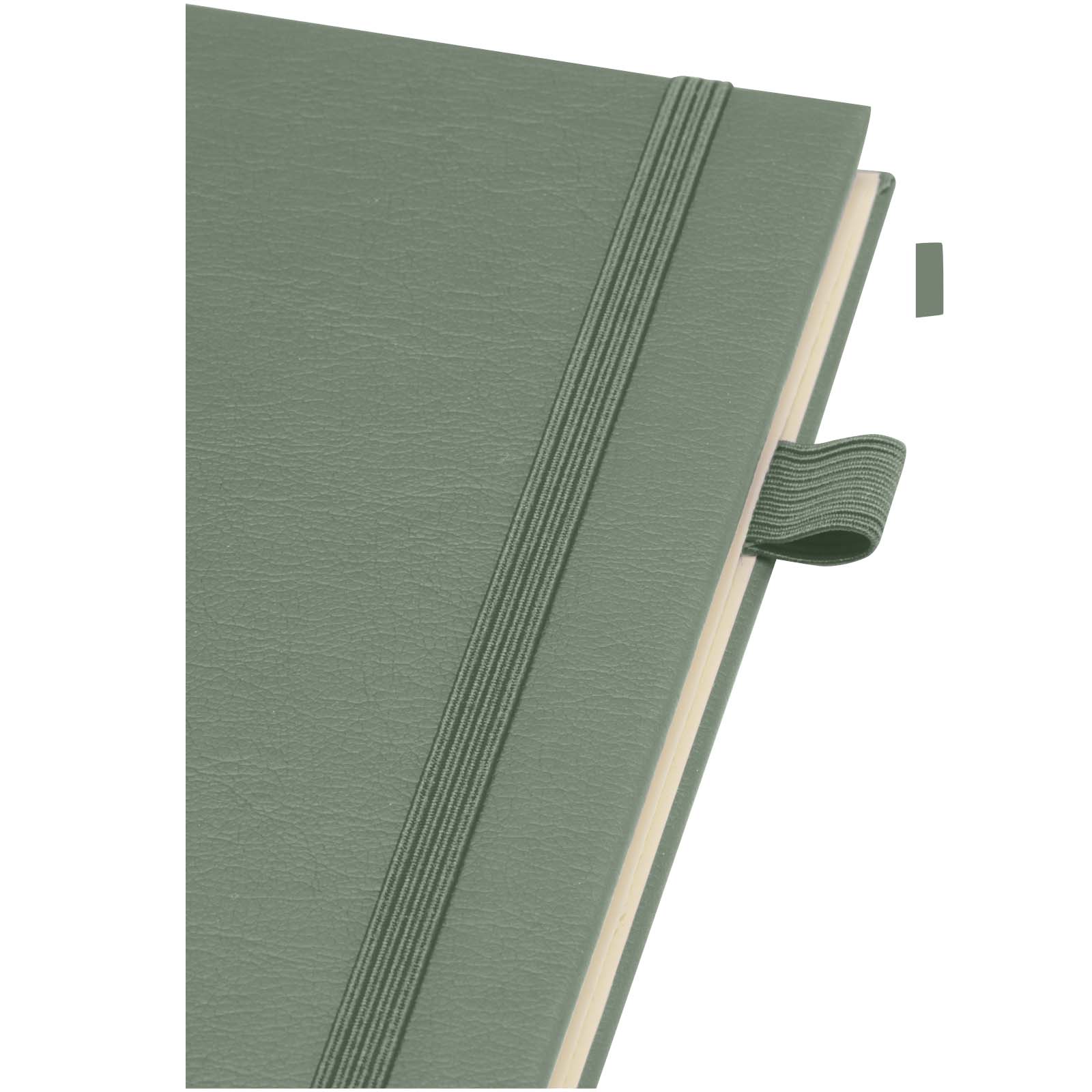 Liss A5 Hardcover Spiralnotizbuch aus recyceltem Kunststoff heather grün
