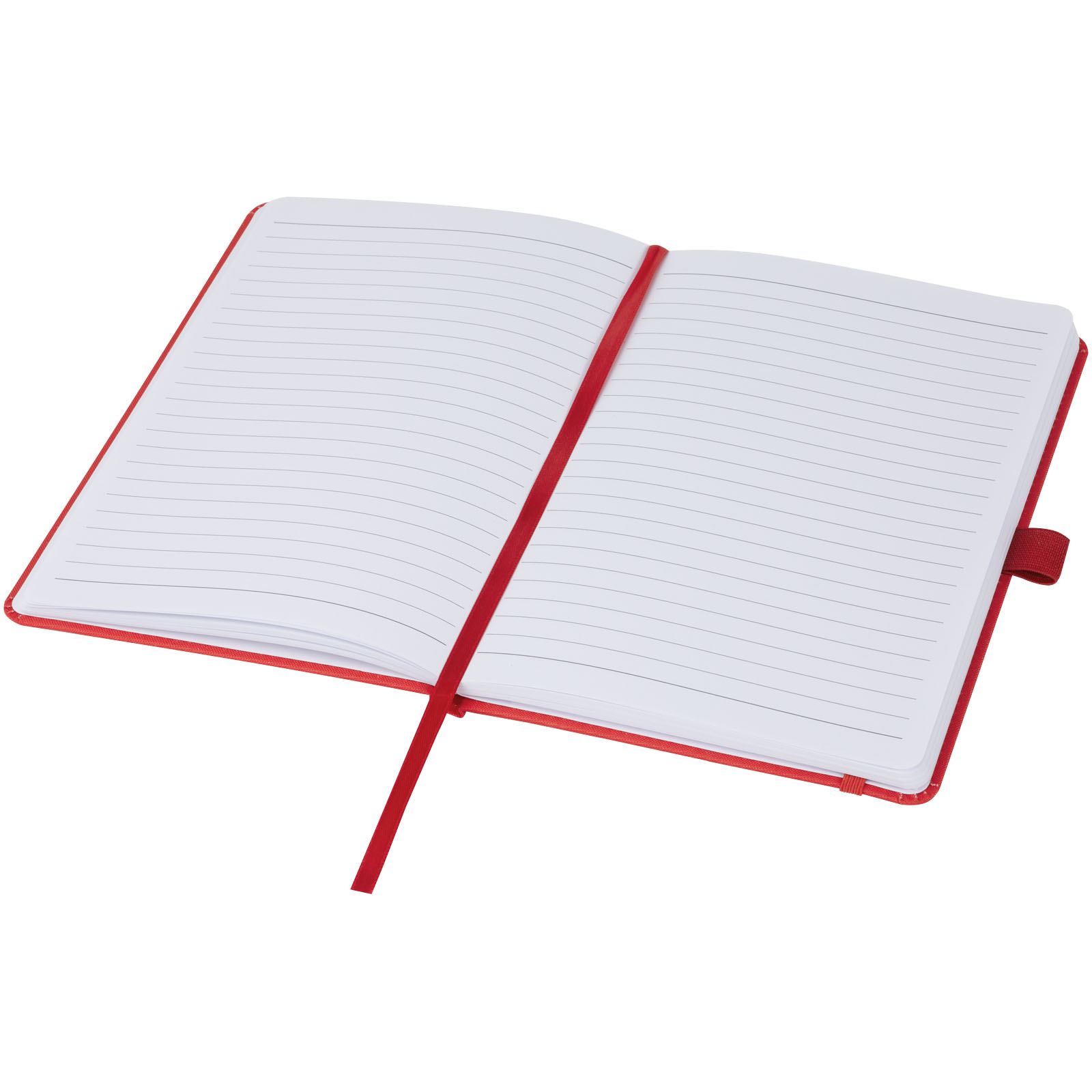 Thalaasa Hardcover Notizbuch aus Ozean Kunststoff rot