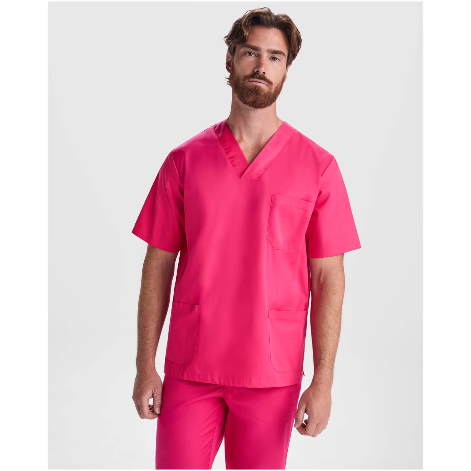 Panacea Kurzärmeliges Arbeitshemd, 160 g/m2, unisex weiss