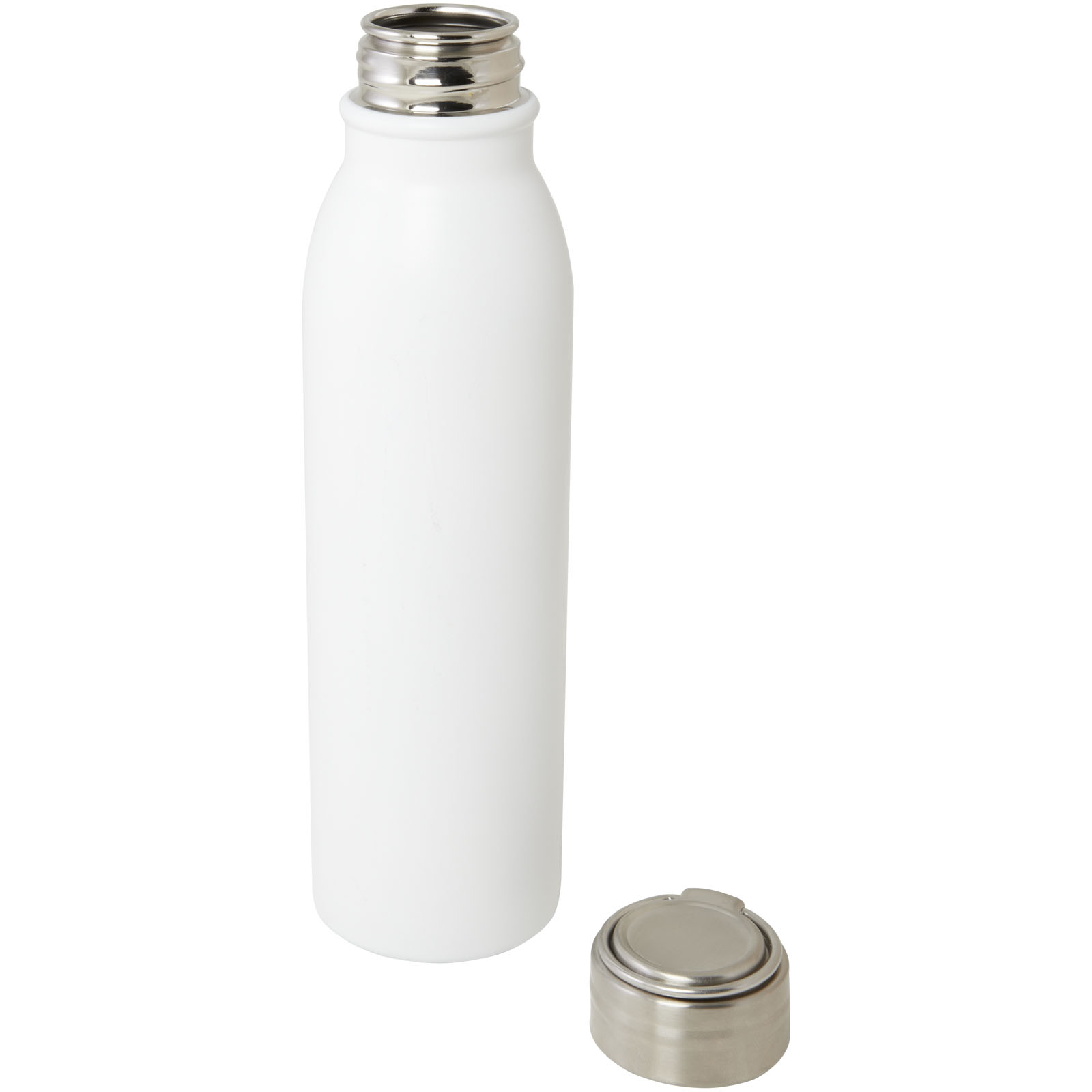 Harper 720 ml RCS-zertifizierte Sportflasche aus Edelstahl mit Metallschlaufe weiss