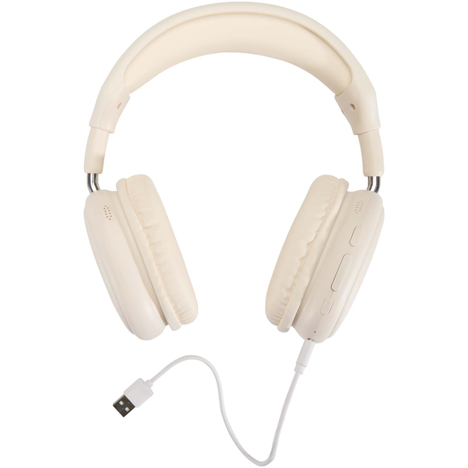Alzir Over-Ear Wireless Bluetooth® Headset aus recyceltem Kunststoff weiss