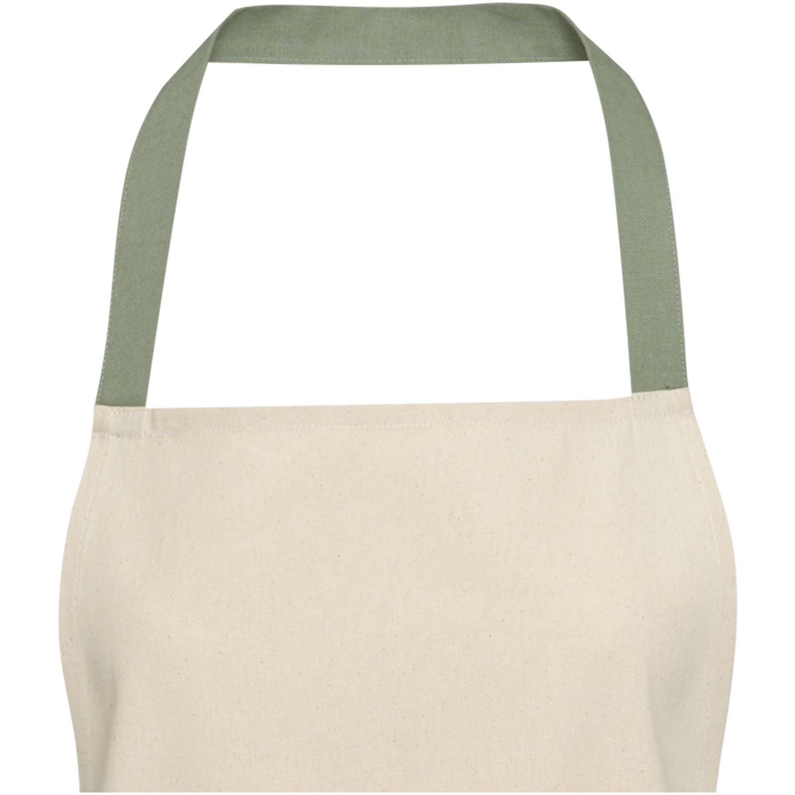Nia 200 g/m² Schürze aus recycelter Baumwolle heather grün