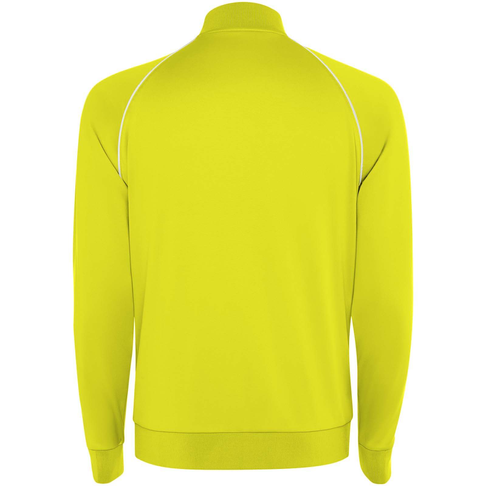 Valier Kinder Sweatshirt mit durchgehendem Reißverschluss fluorgelb