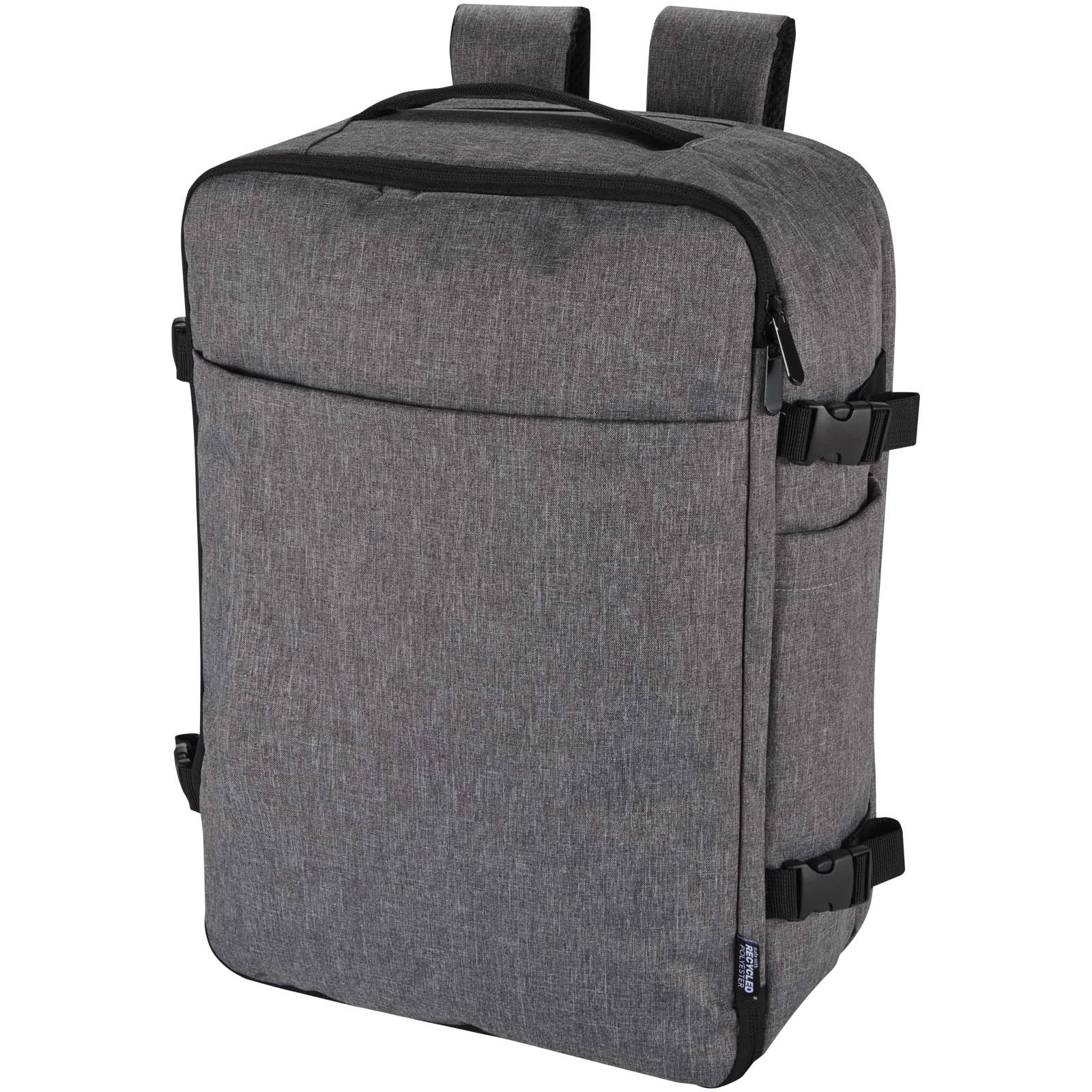 Libra 17" GRS recycelter Kabinenrucksack 25L heather grau