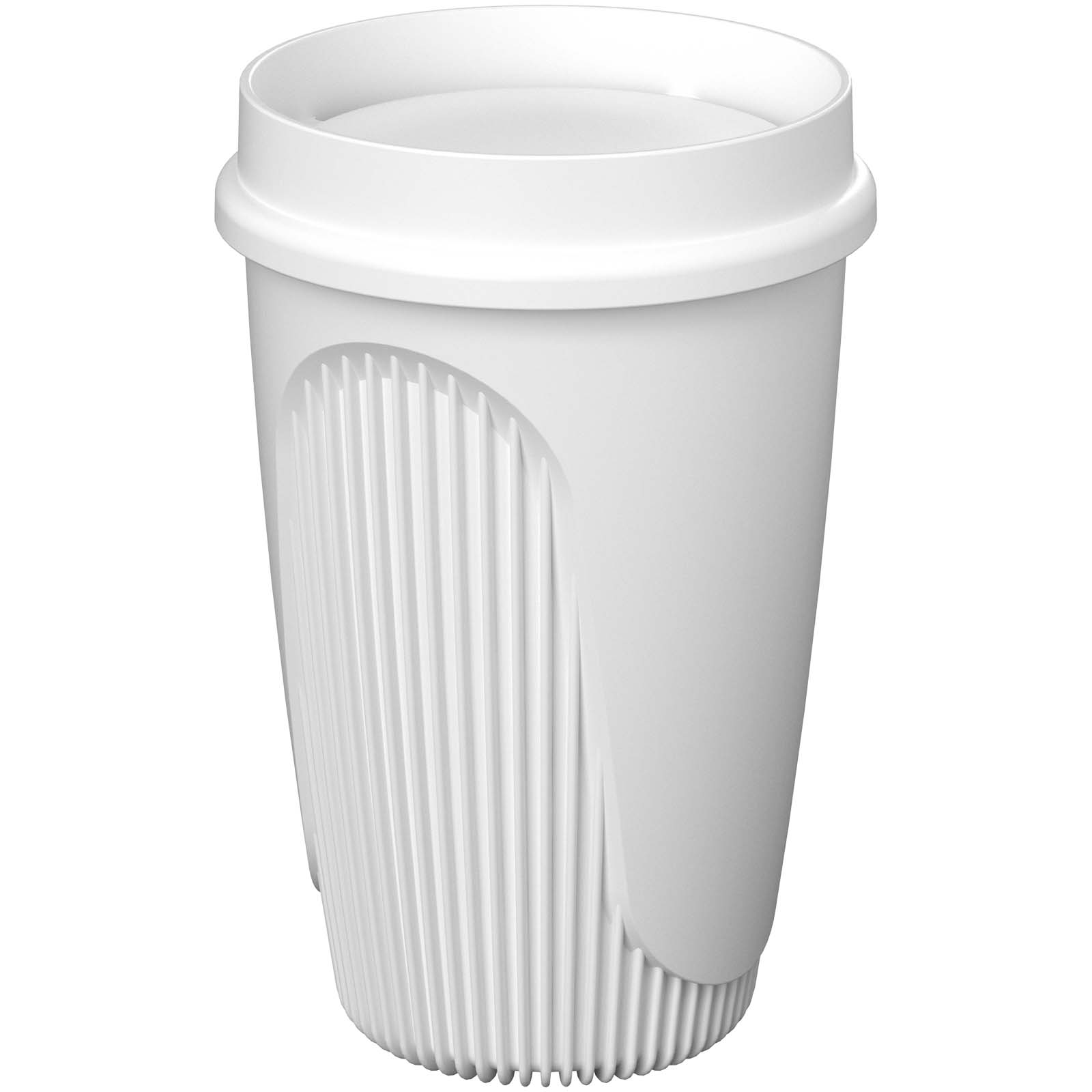 Alto POP 350 ml Becher mit 360°-Deckel weiss